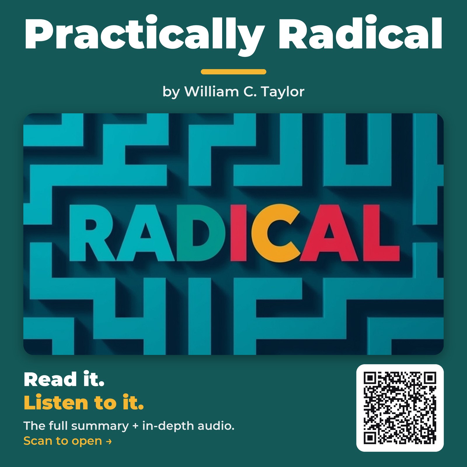 Practically Radical — by William C. Taylor