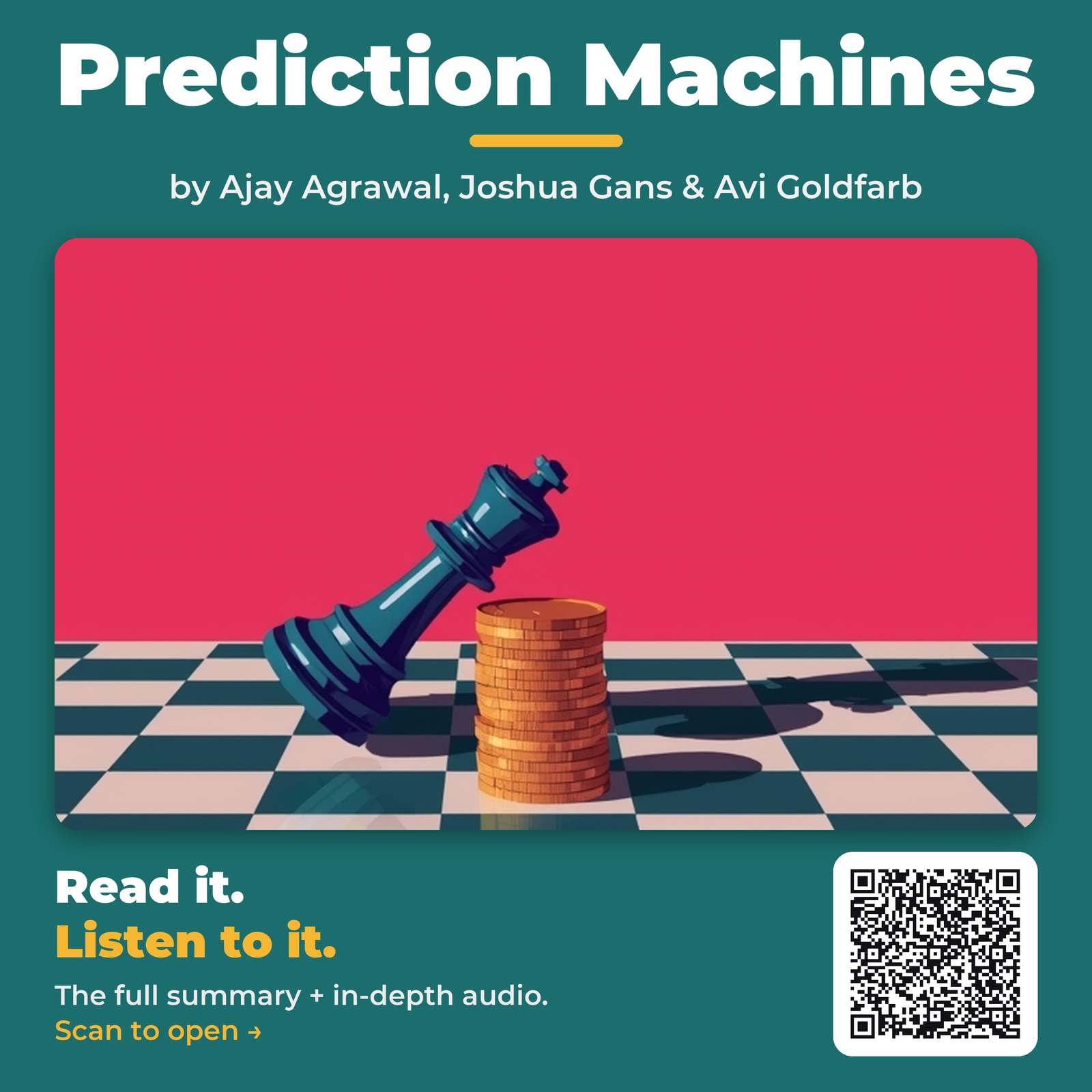 Prediction Machines — by Ajay Agrawal, Joshua Gans & Avi Goldfarb