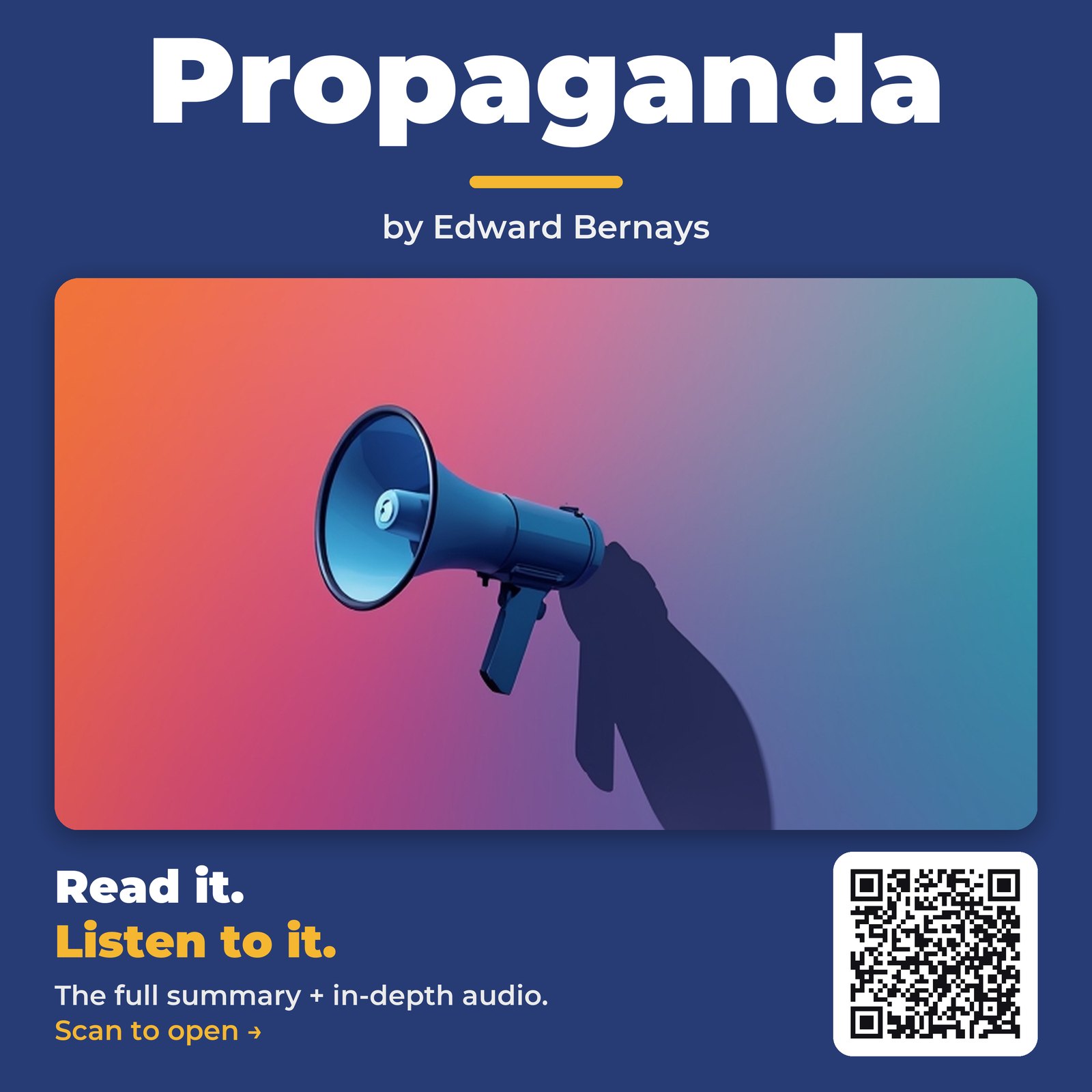 Propaganda — by Edward Bernays