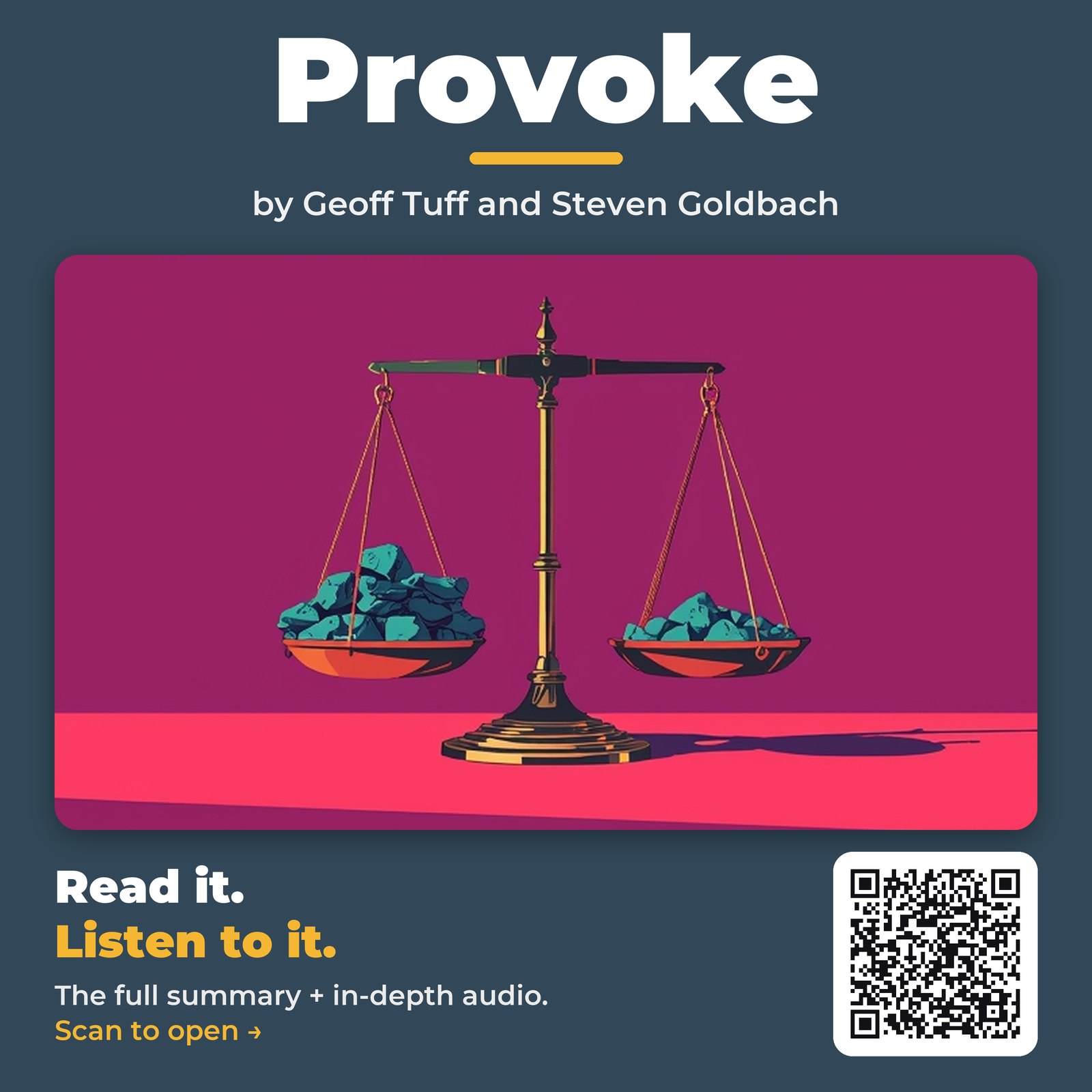 Provoke — by Geoff Tuff and Steven Goldbach