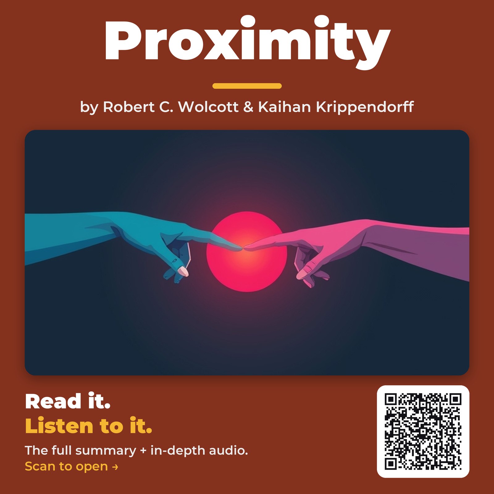 Proximity — by Robert C. Wolcott & Kaihan Krippendorff