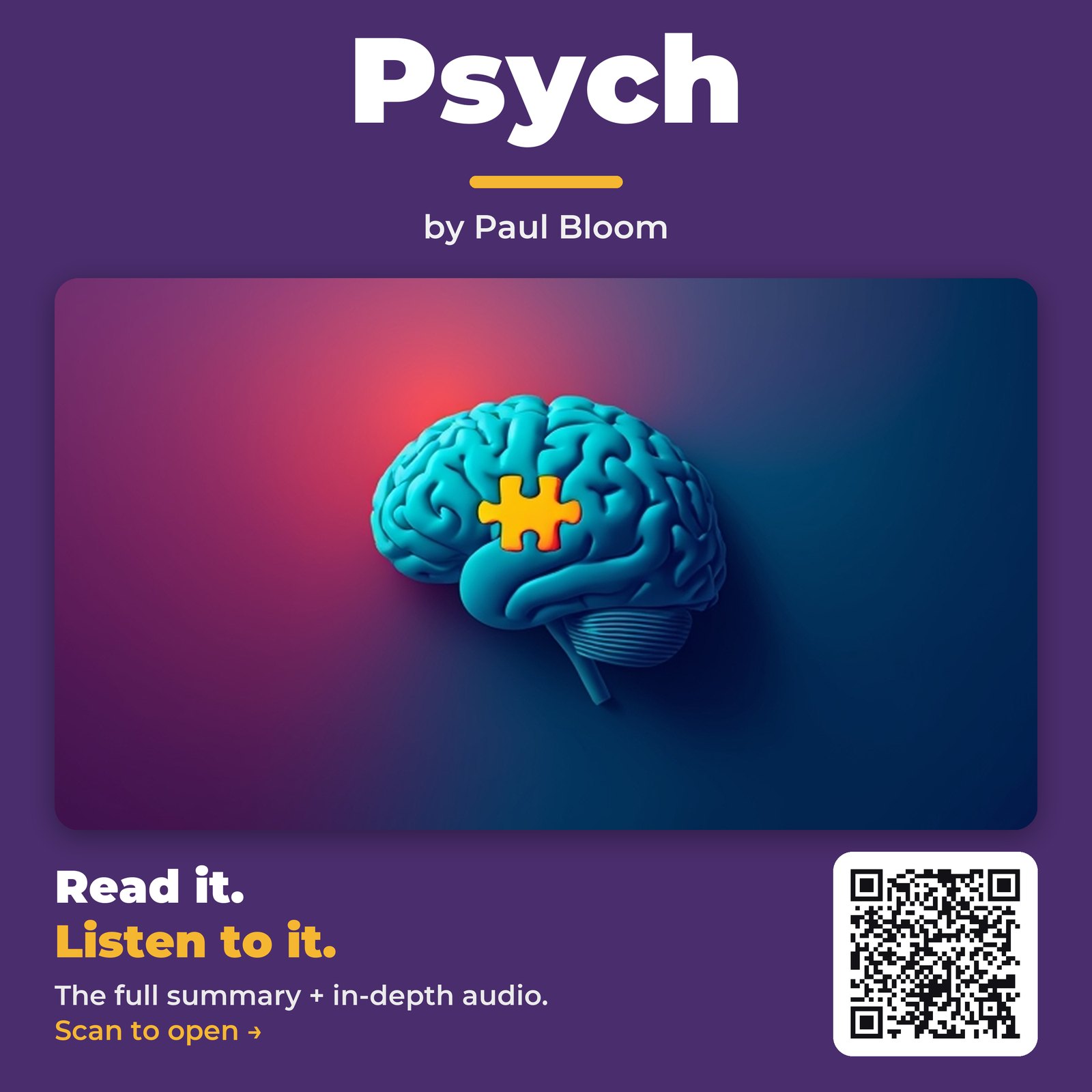 Psych — by Paul Bloom