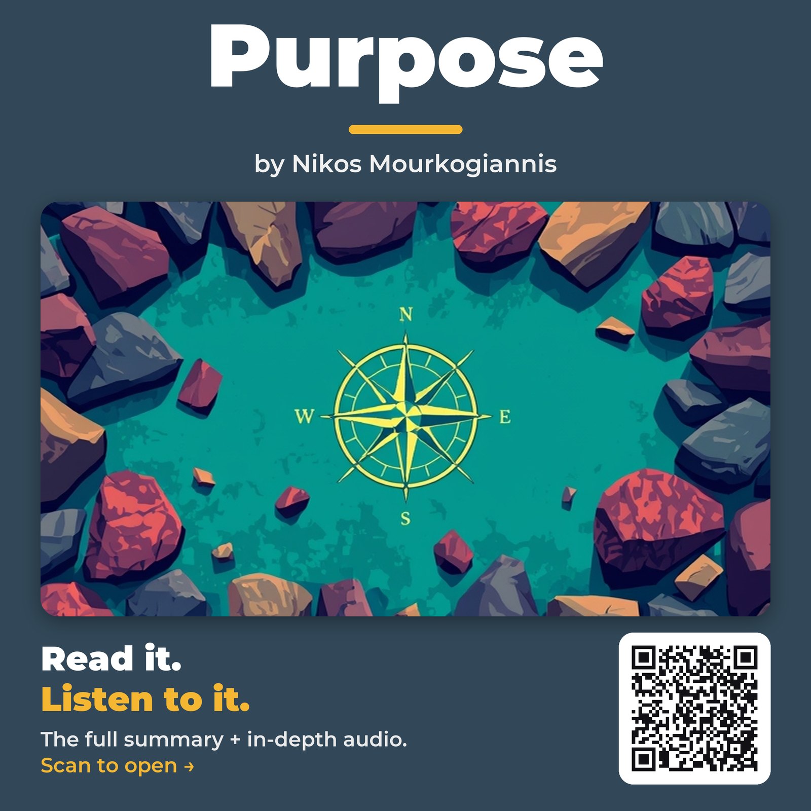 Purpose — by Nikos Mourkogiannis