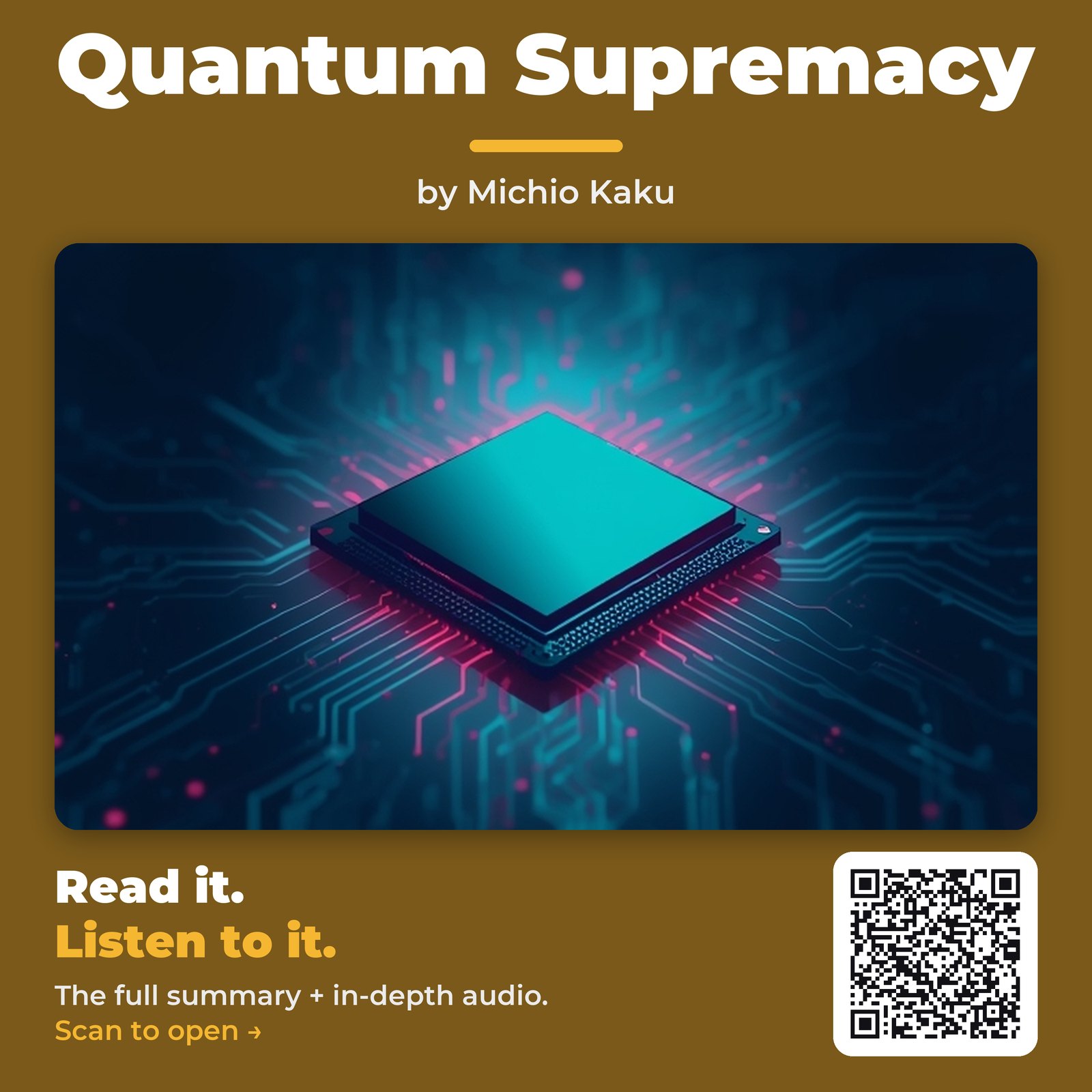 Quantum Supremacy — by Michio Kaku