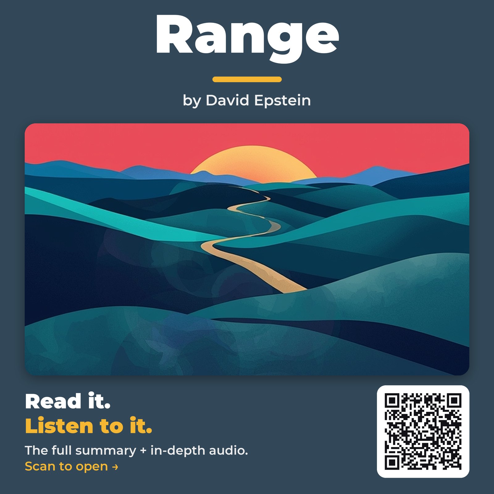 Range — by David Epstein