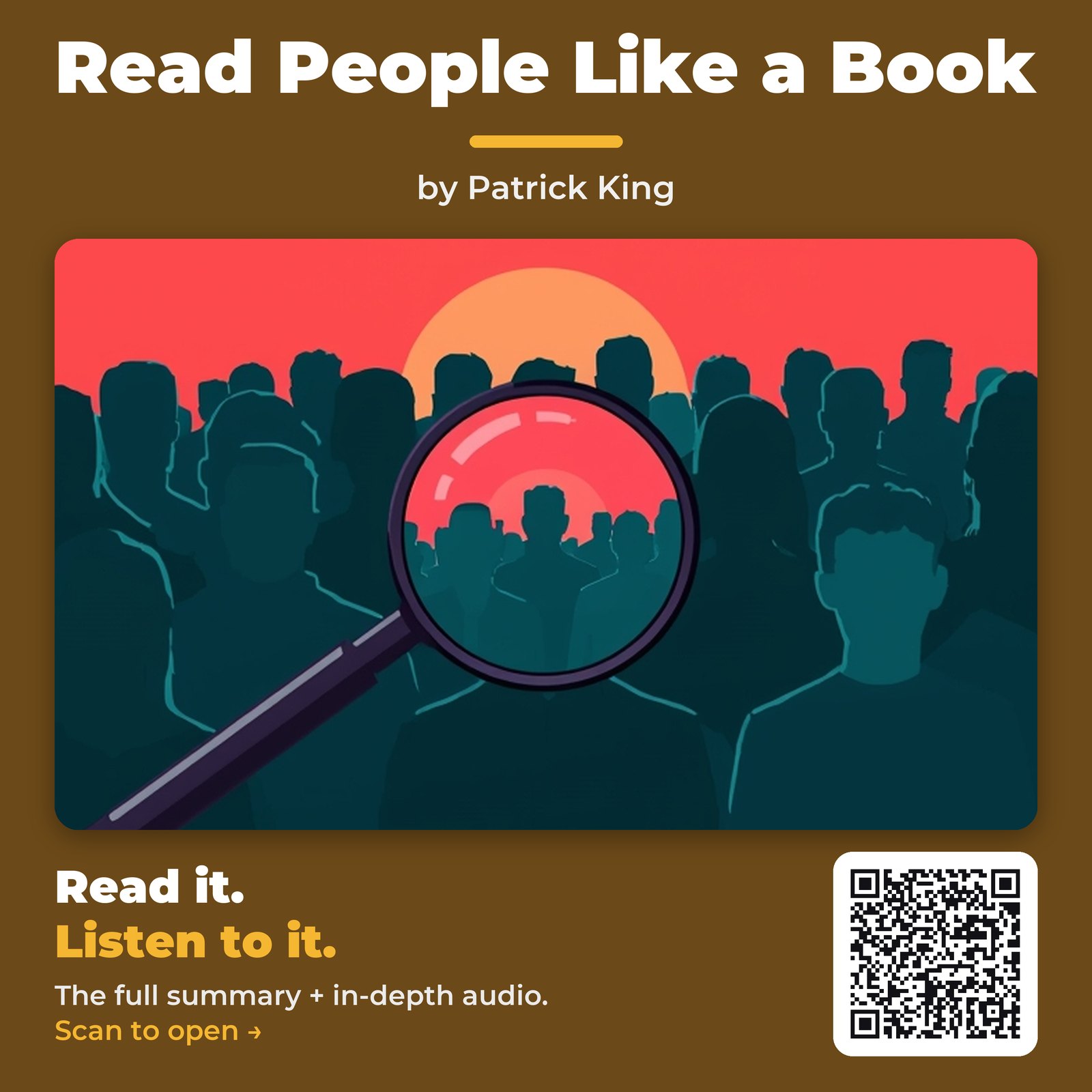 Read People Like a Book — by Patrick King
