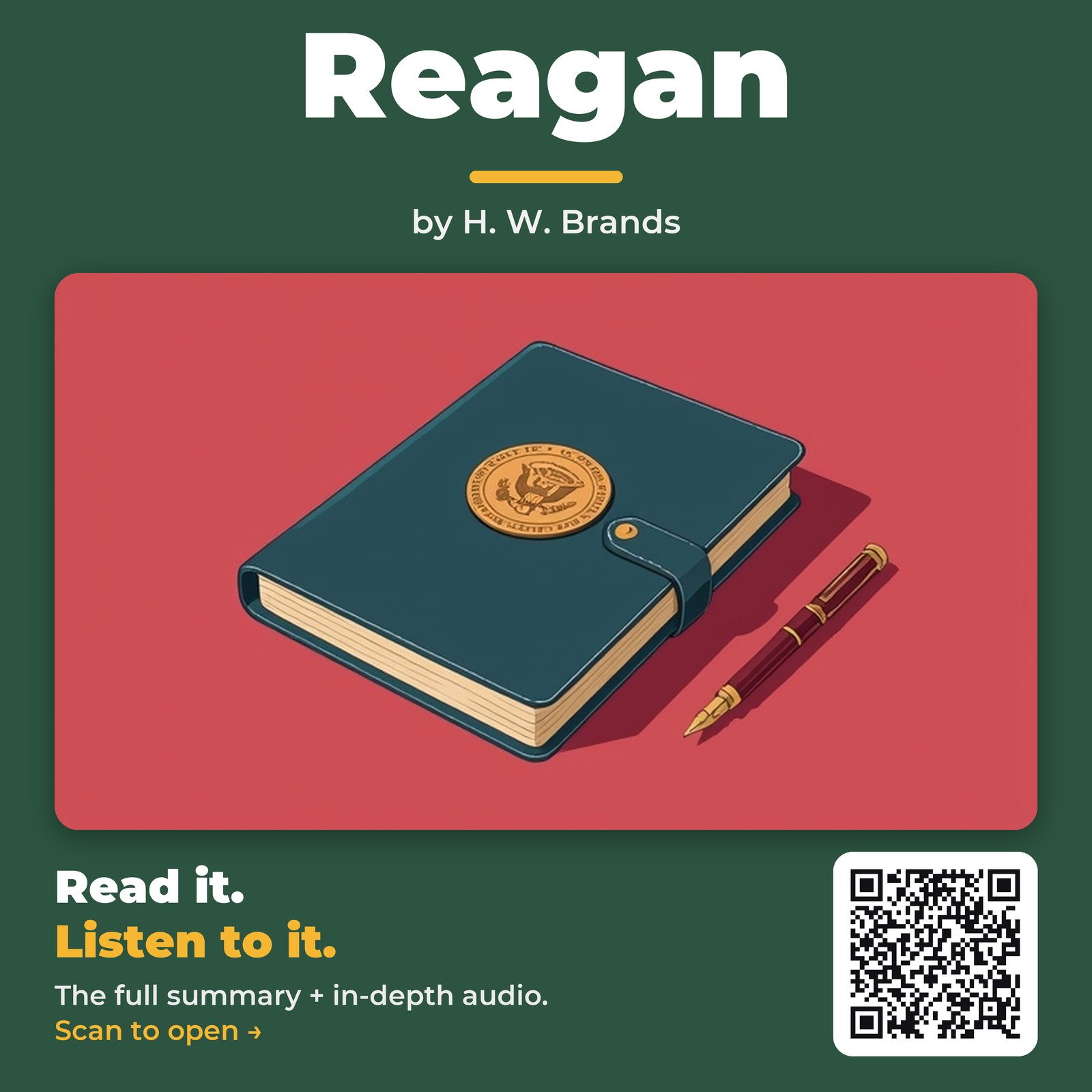 Reagan — by H. W. Brands