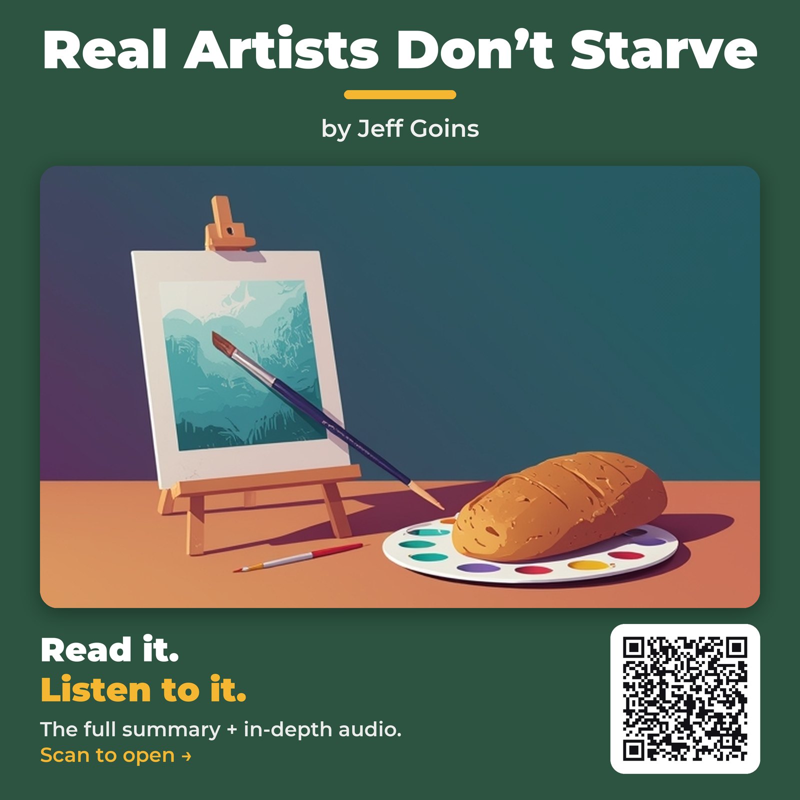 Real Artists Don’t Starve — by Jeff Goins