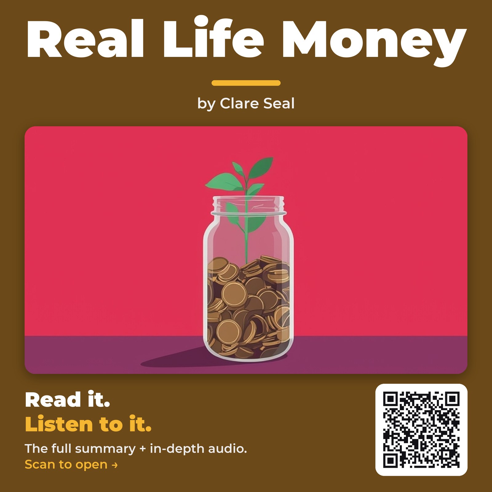 Real Life Money — by Clare Seal
