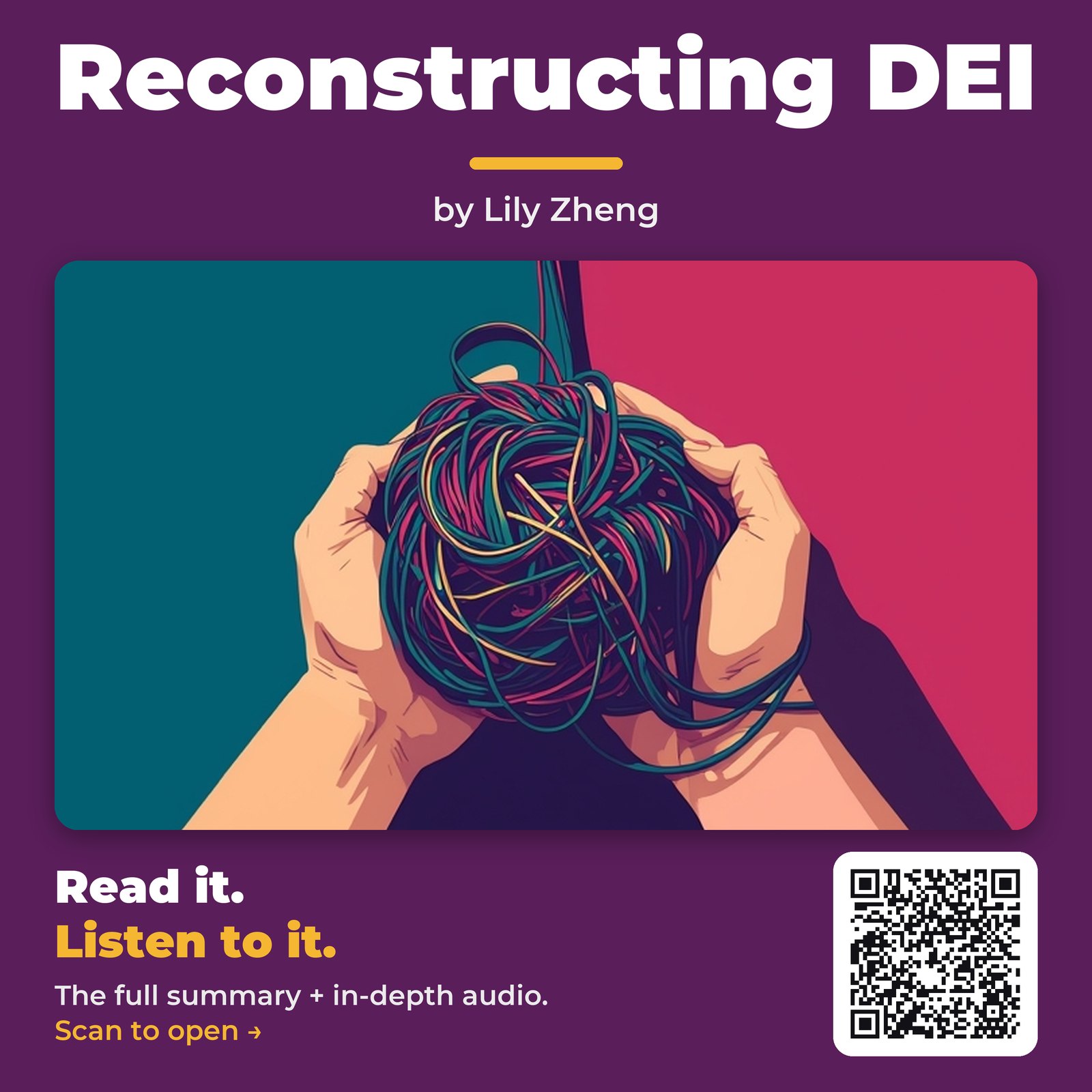 Reconstructing DEI — by Lily Zheng