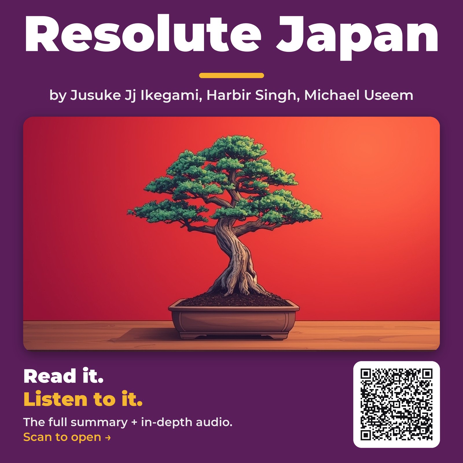 Resolute Japan — by Jusuke Jj Ikegami, Harbir Singh, Michael Useem