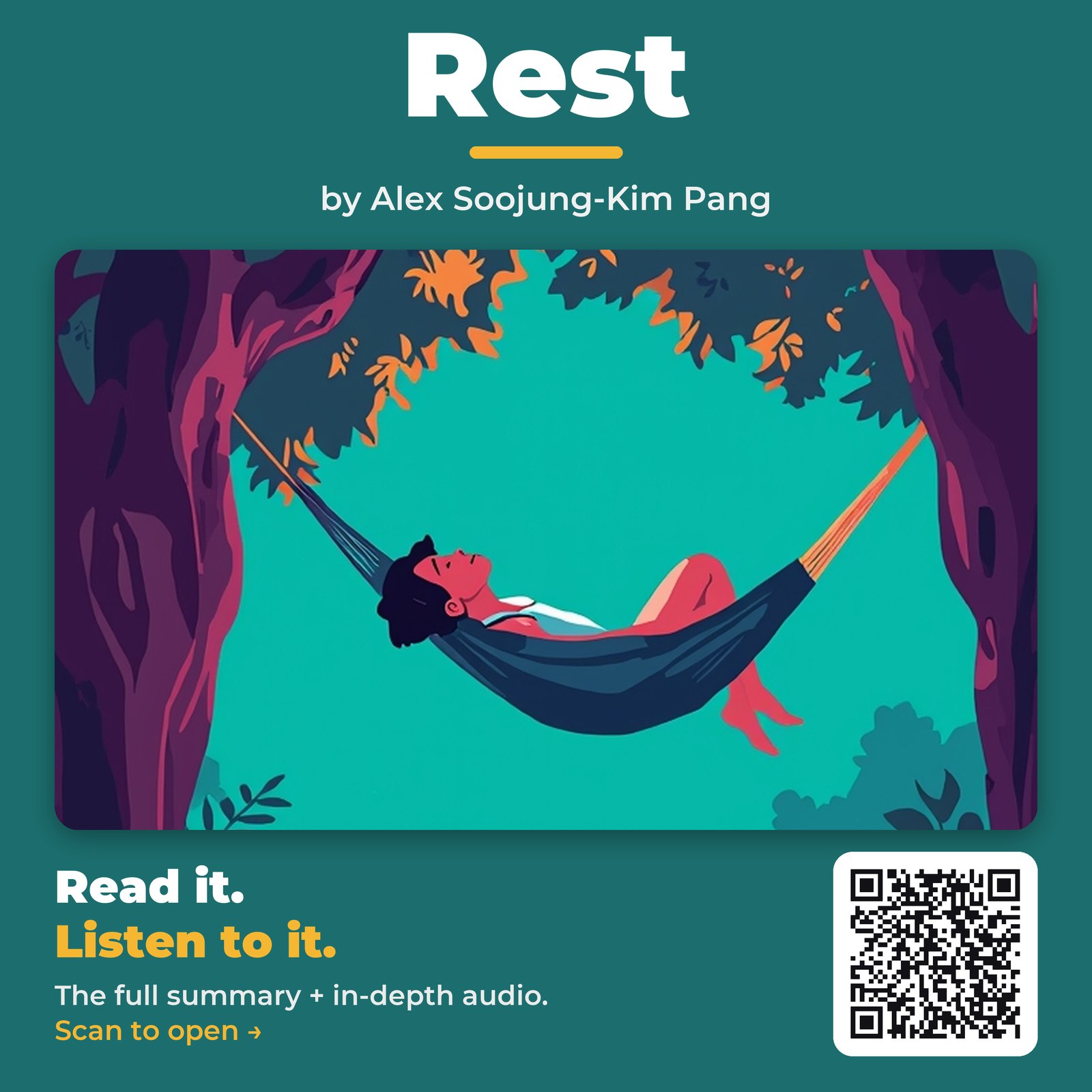 Rest — by Alex Soojung-Kim Pang