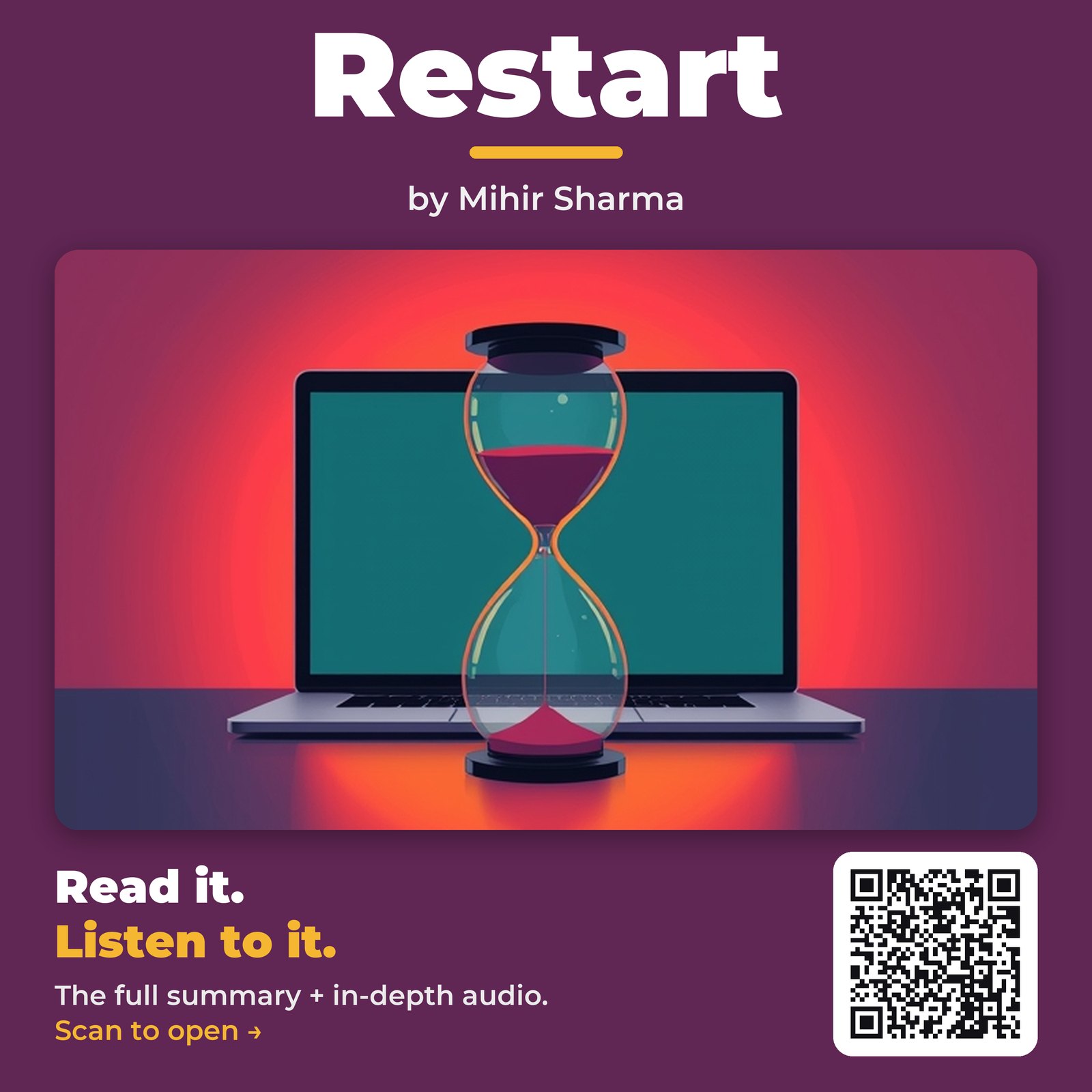Restart — by Mihir Sharma