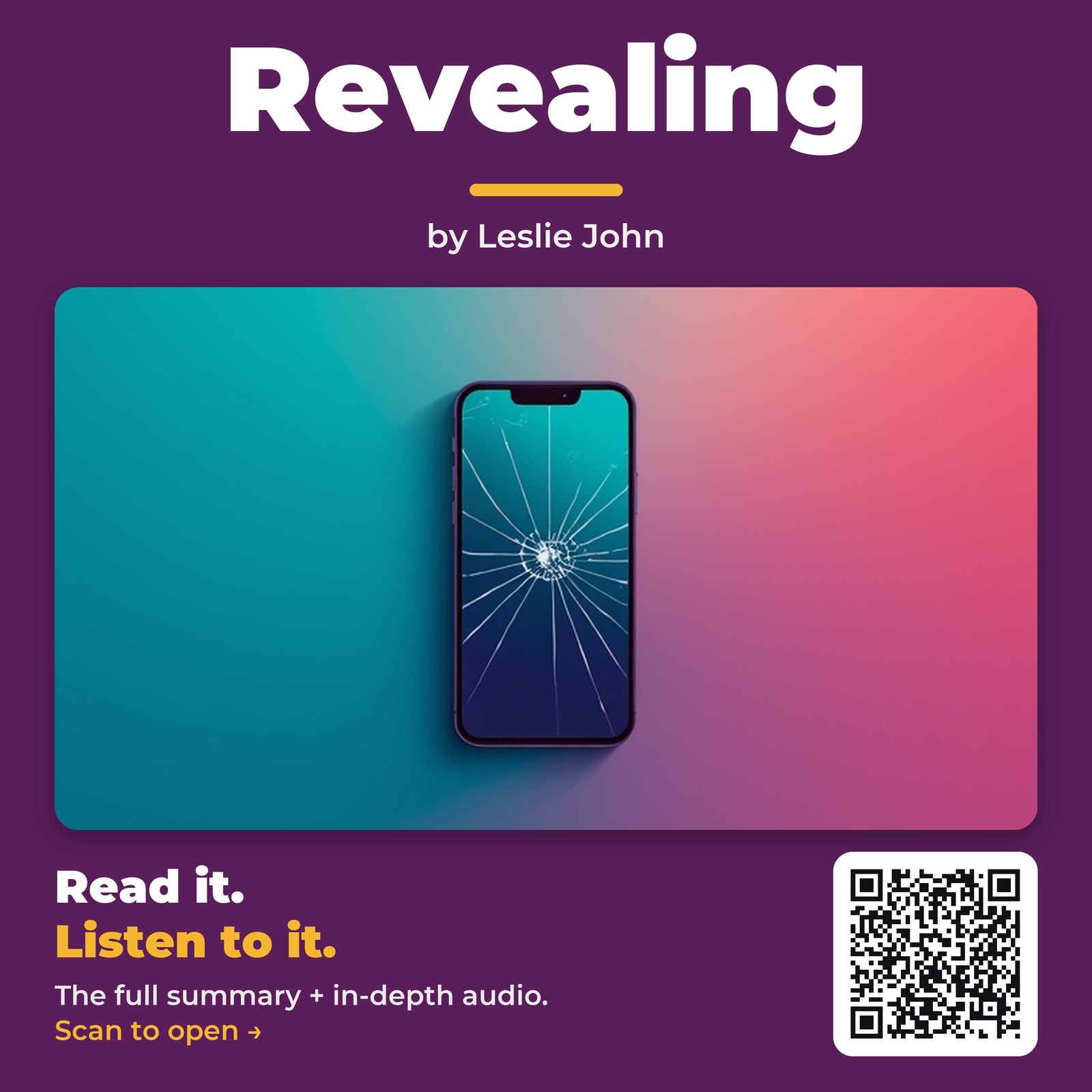 Revealing — by Leslie John