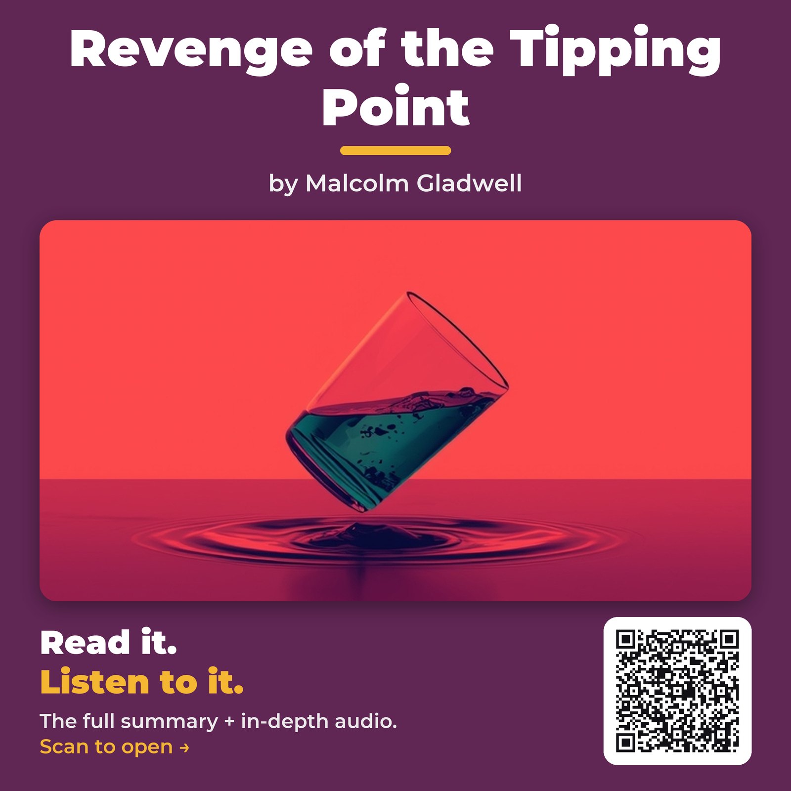 Revenge of the Tipping Point — by Malcolm Gladwell