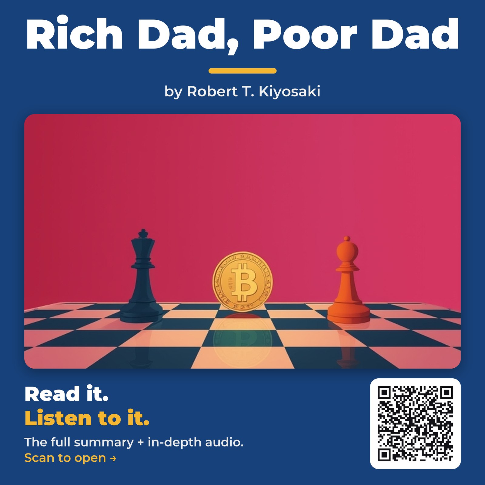 Rich Dad, Poor Dad — by Robert T. Kiyosaki