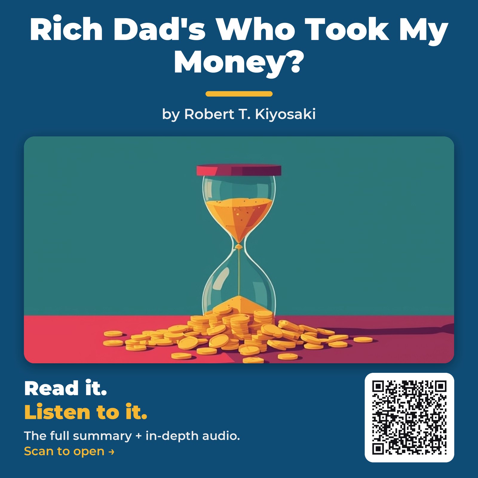 Rich Dad’s Who Took My Money? — by Robert T. Kiyosaki