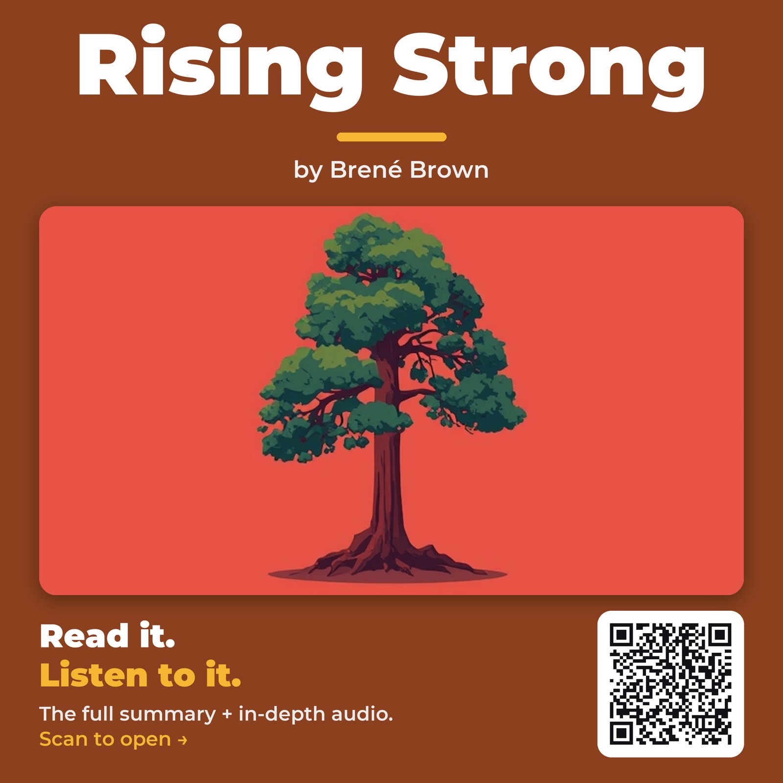 Rising Strong — by Brené Brown
