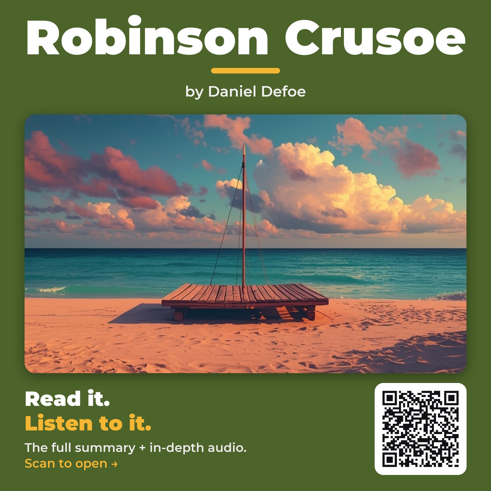 Robinson Crusoe — by Daniel Defoe