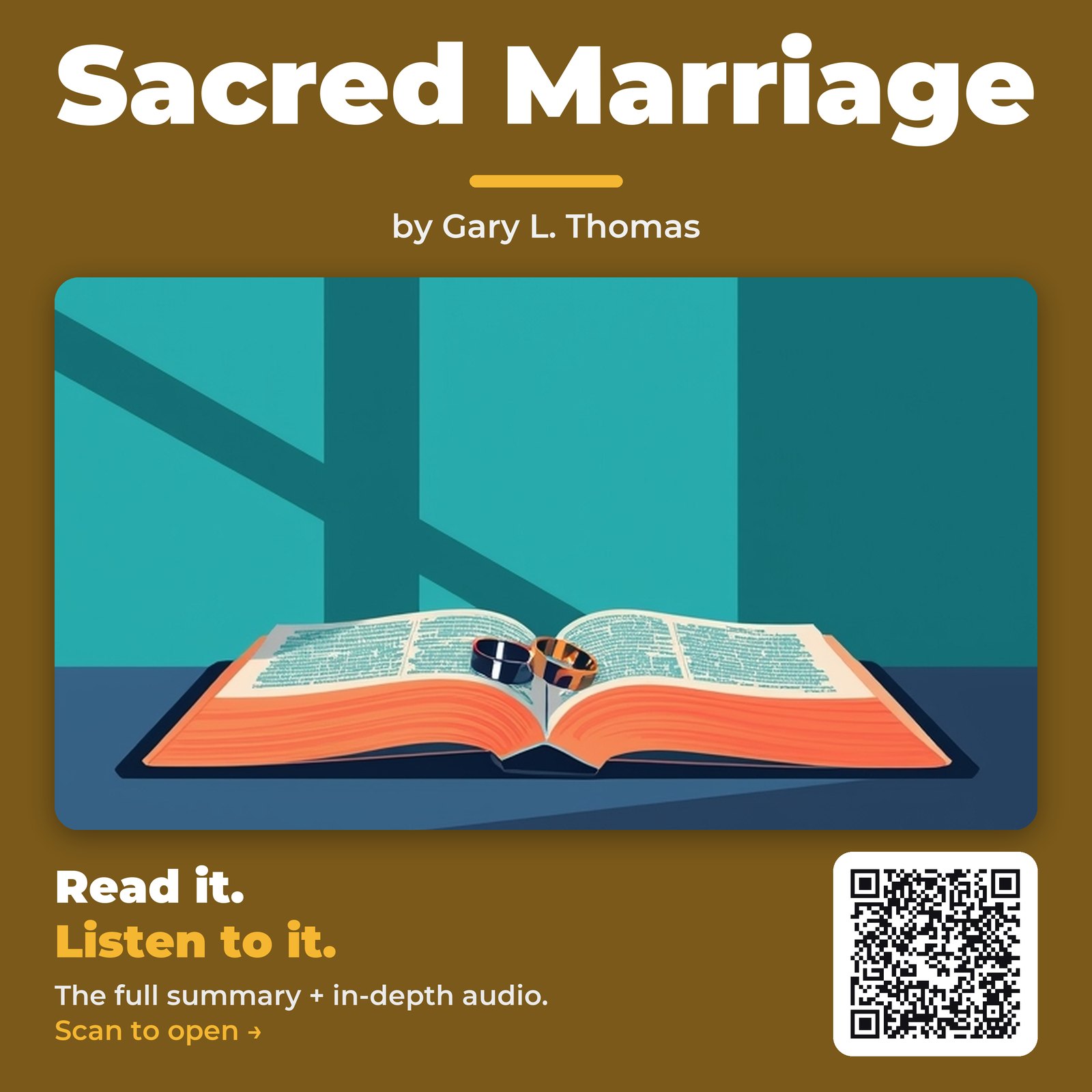 Sacred Marriage — by Gary L. Thomas