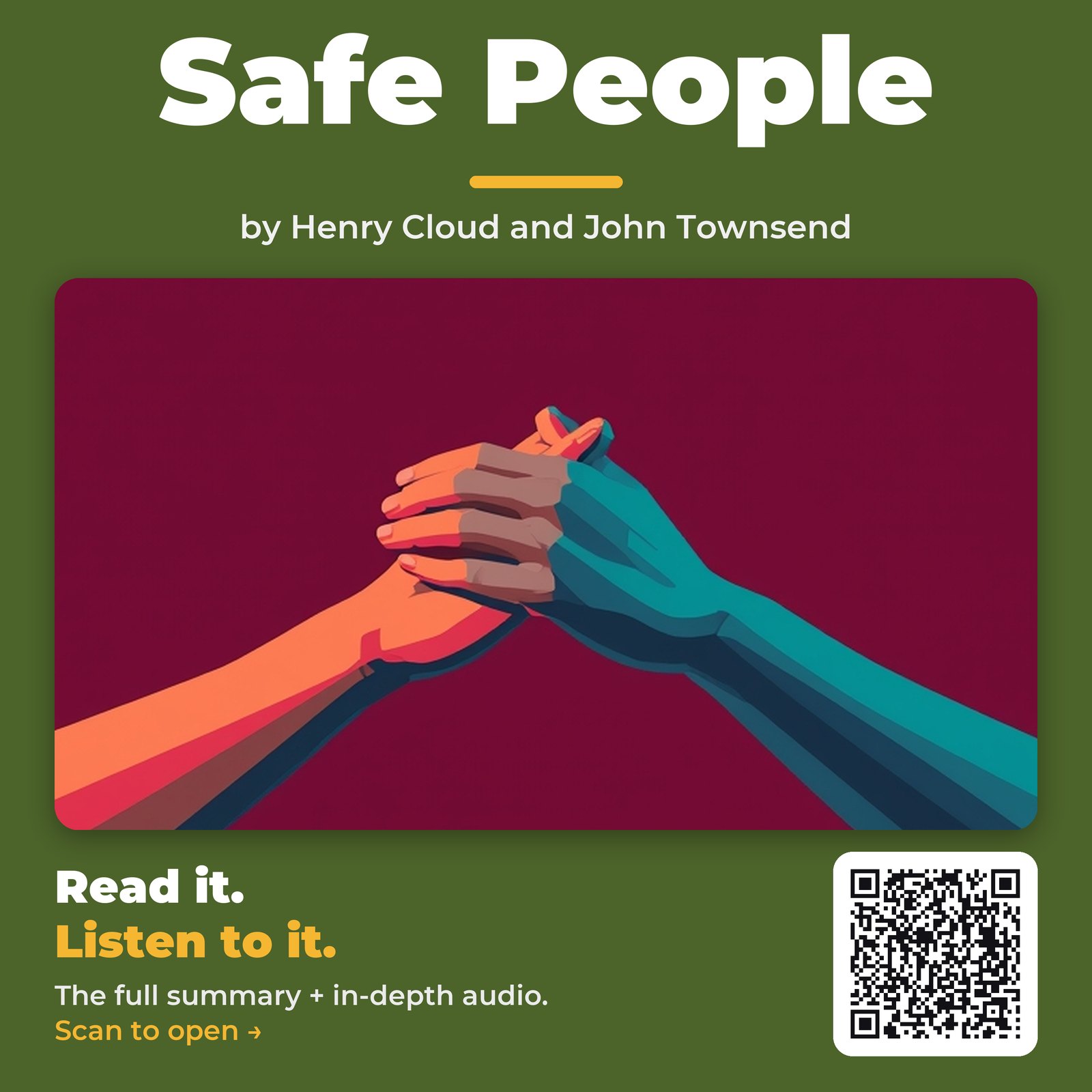 Safe People — by Henry Cloud and John Townsend