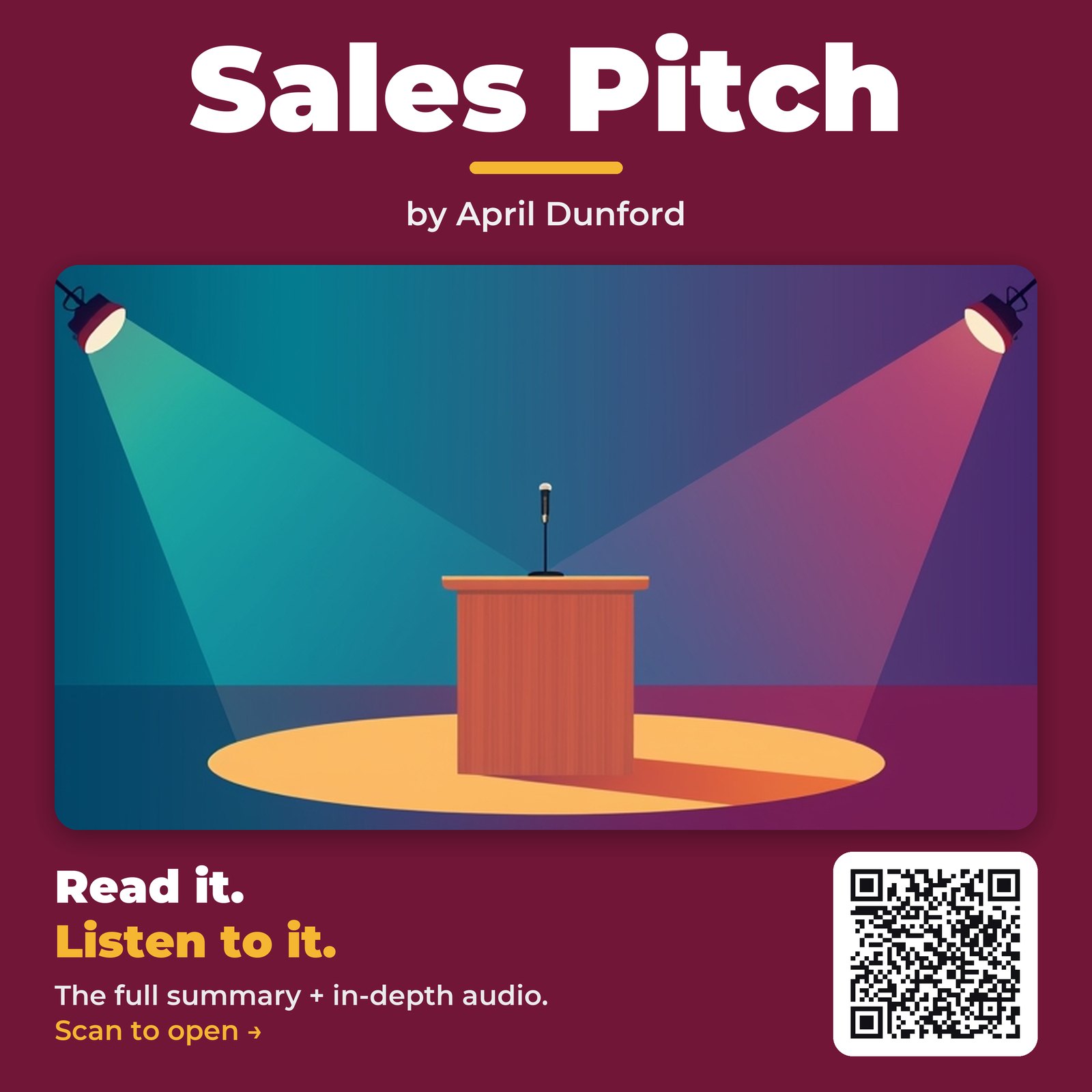 Sales Pitch — by April Dunford