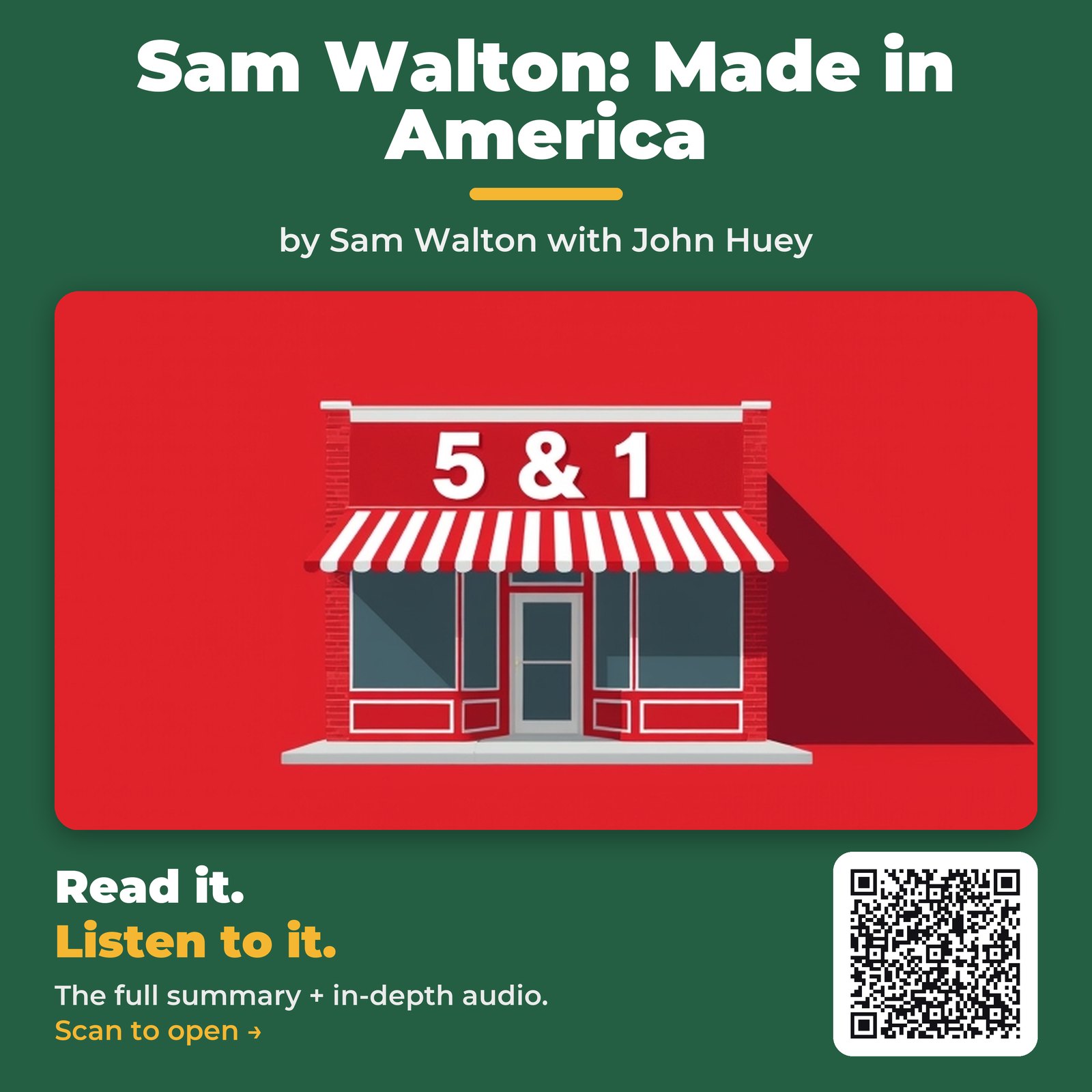 Sam Walton: Made in America — by Sam Walton with John Huey