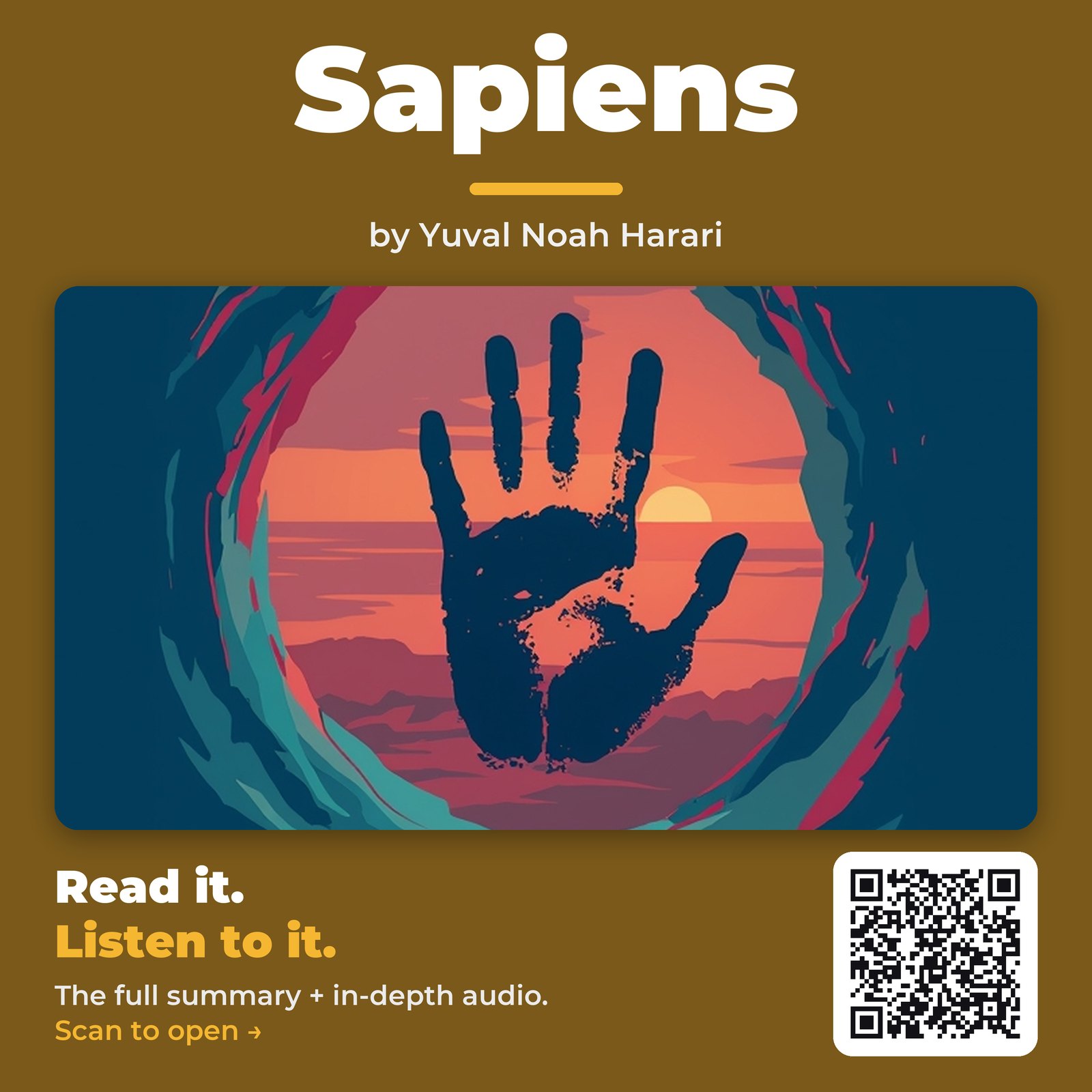 Sapiens — by Yuval Noah Harari