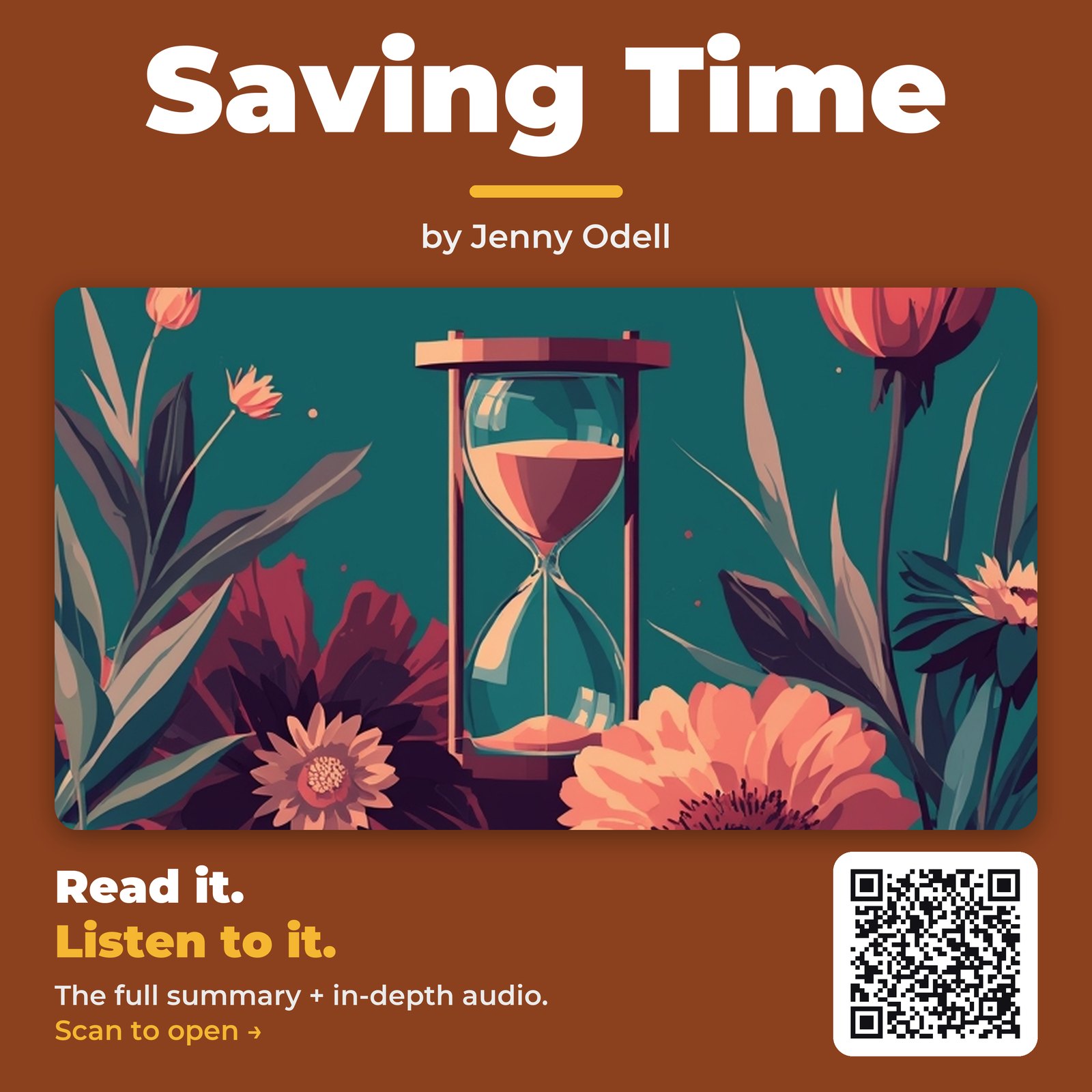 Saving Time — by Jenny Odell