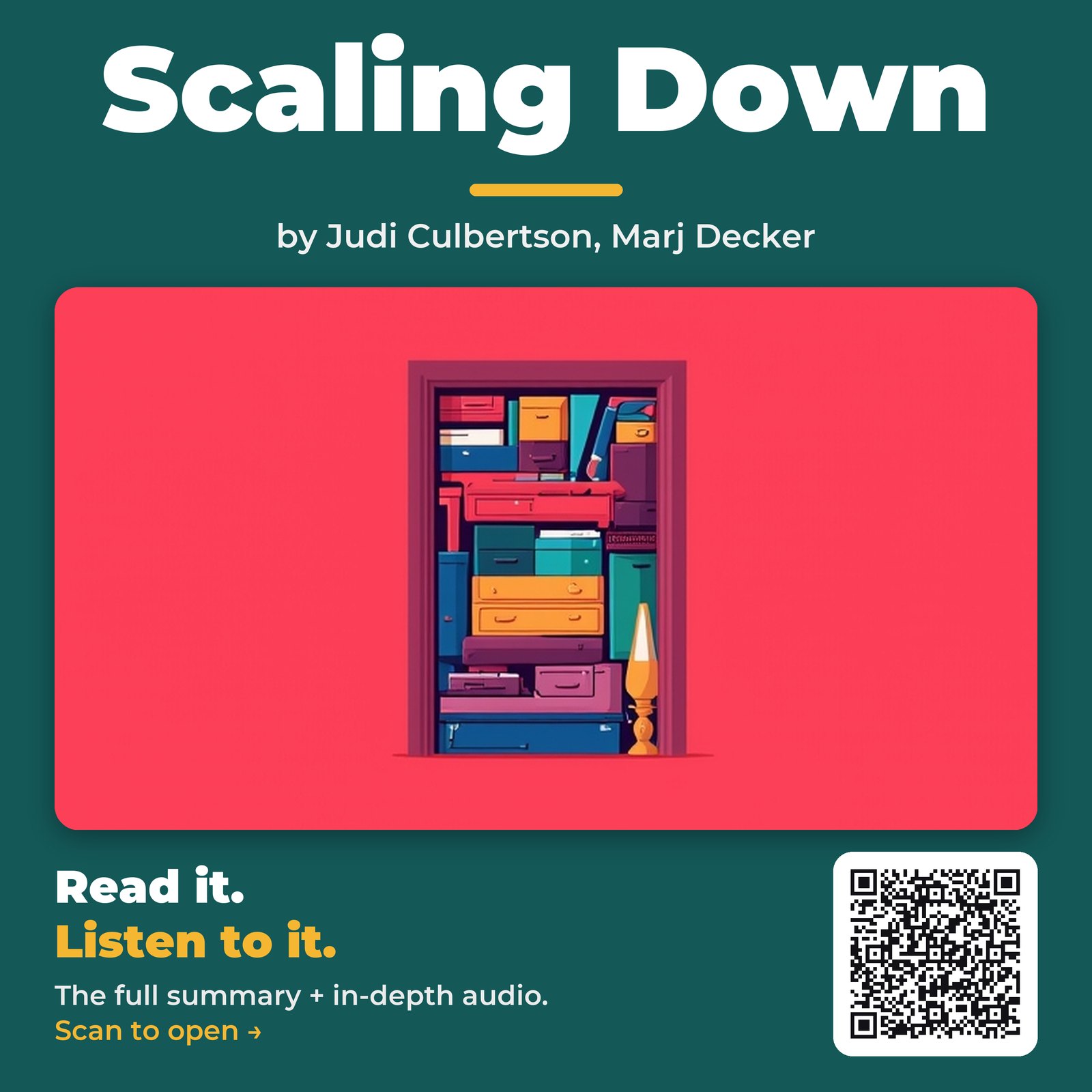 Scaling Down — by Judi Culbertson, Marj Decker