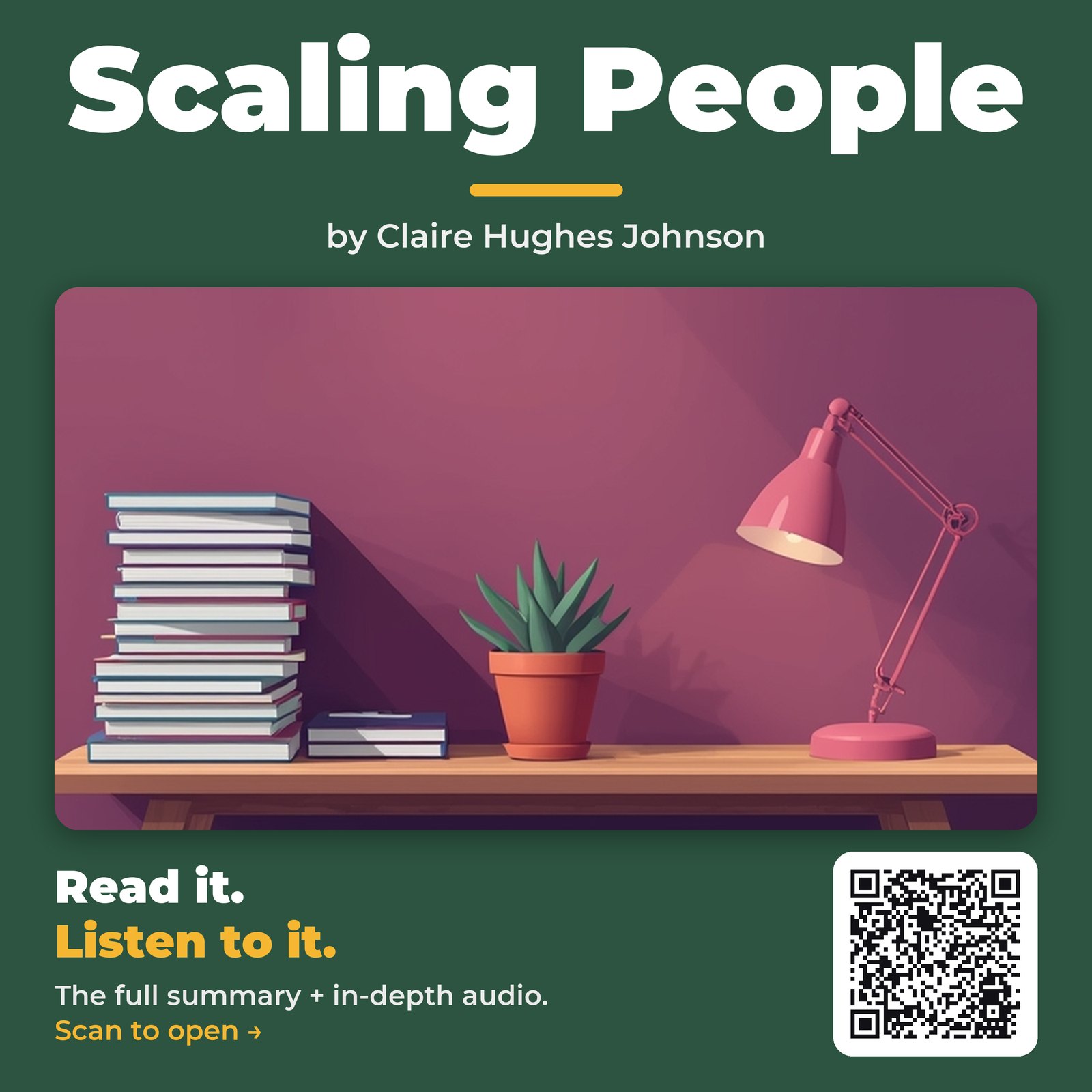 Scaling People — by Claire Hughes Johnson