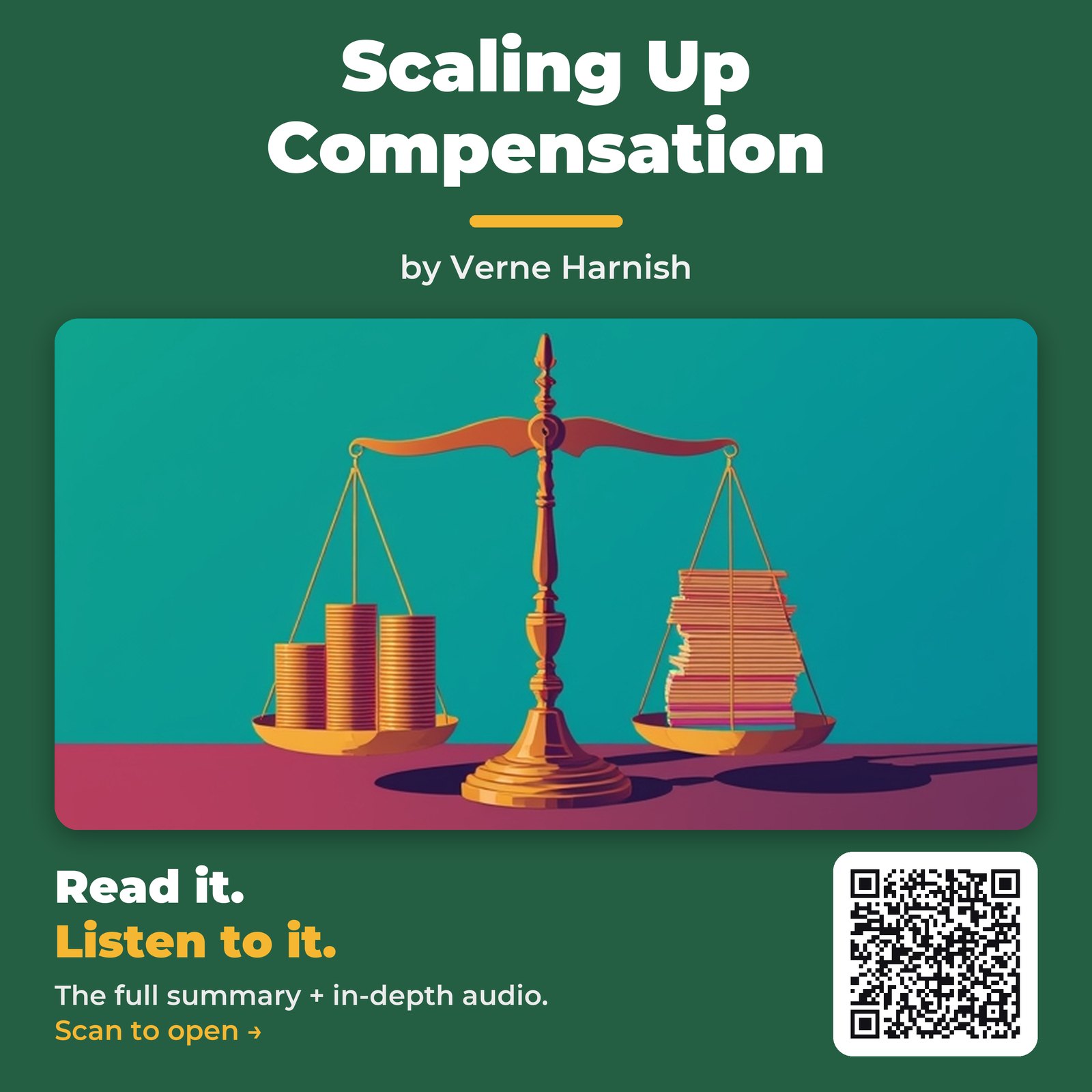Scaling Up Compensation — by Verne Harnish