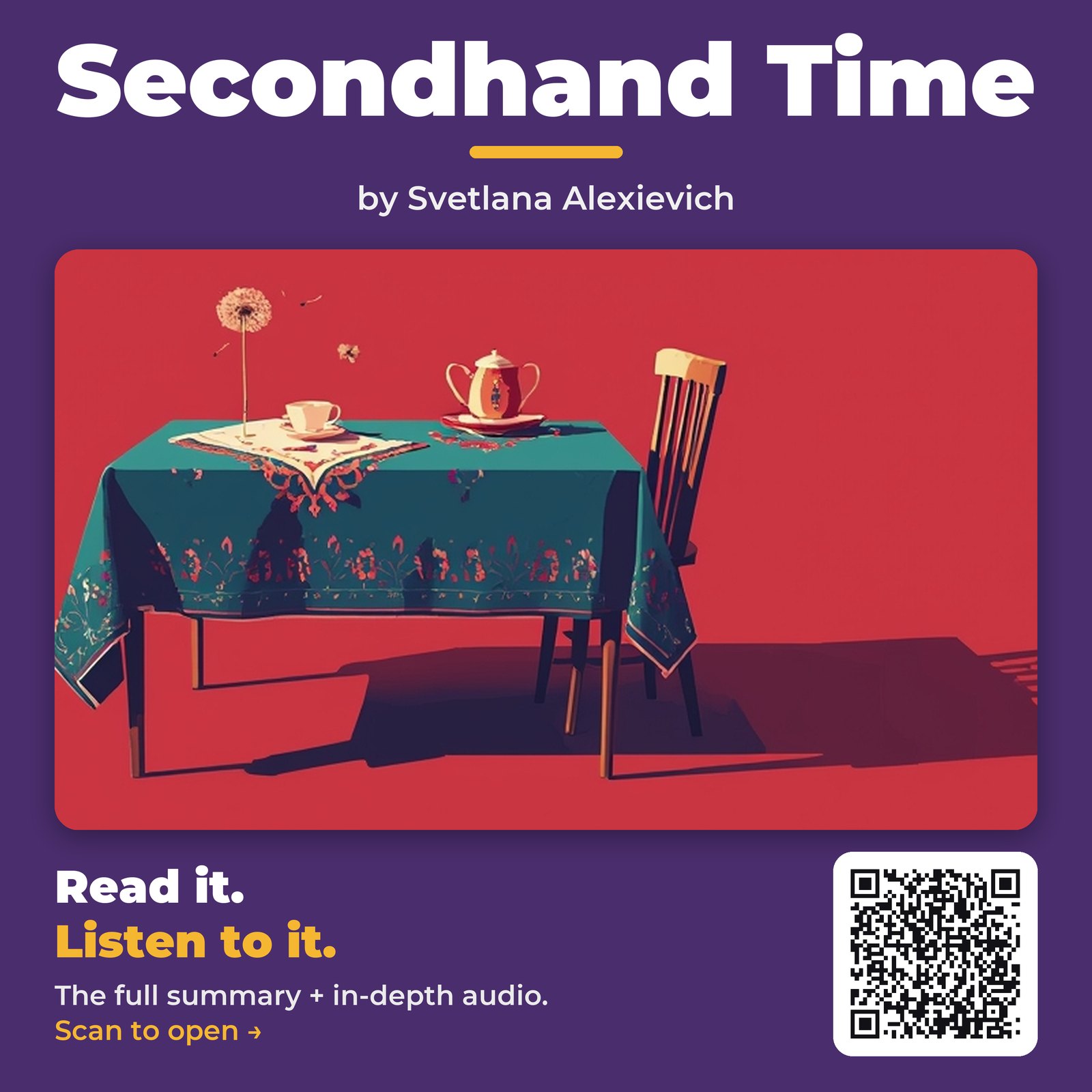 Secondhand Time — by Svetlana Alexievich