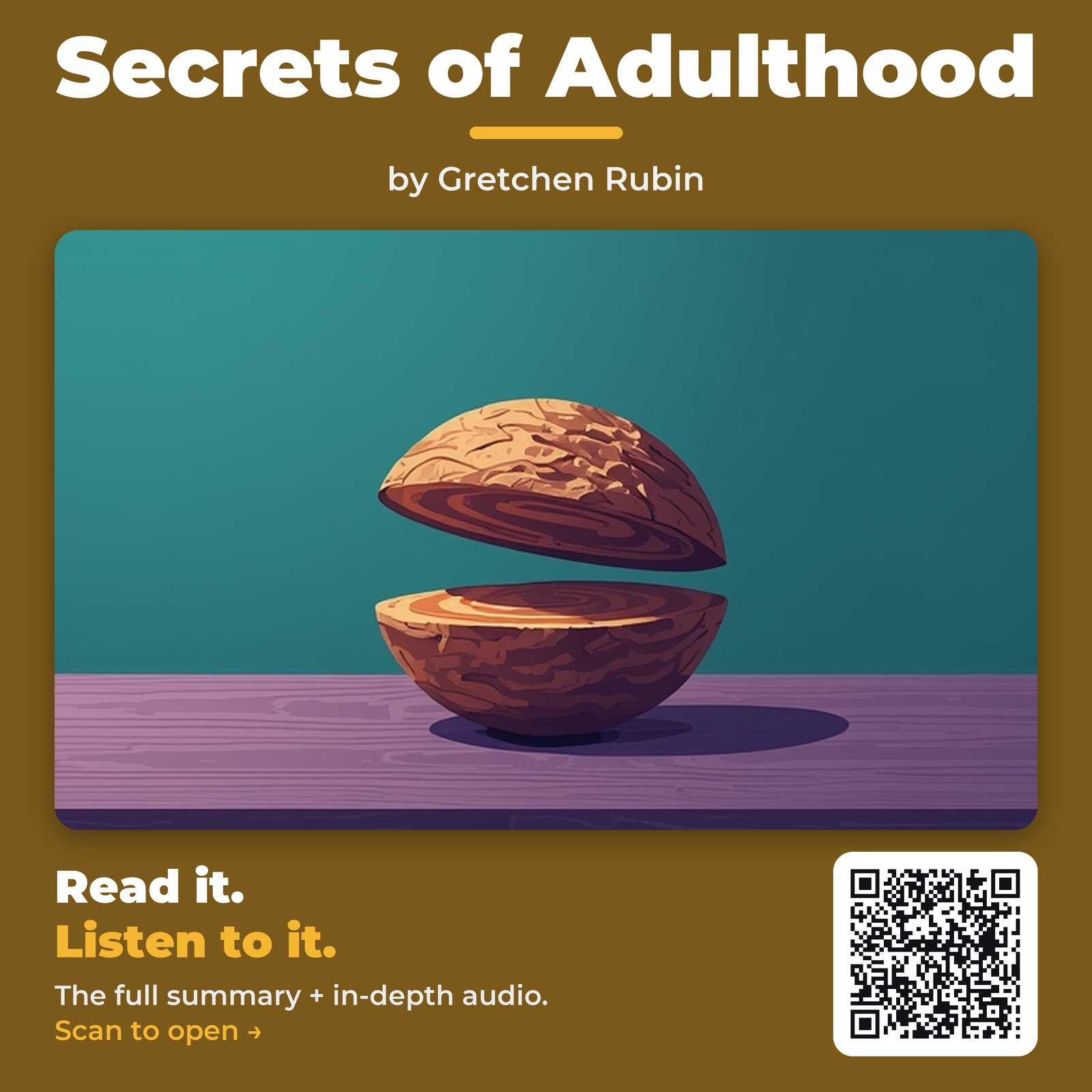 Secrets of Adulthood — by Gretchen Rubin