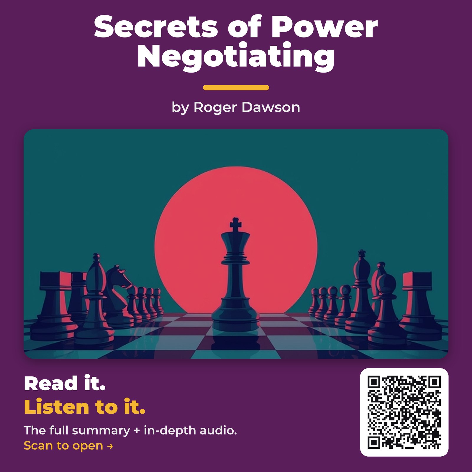 Secrets of Power Negotiating — by Roger Dawson