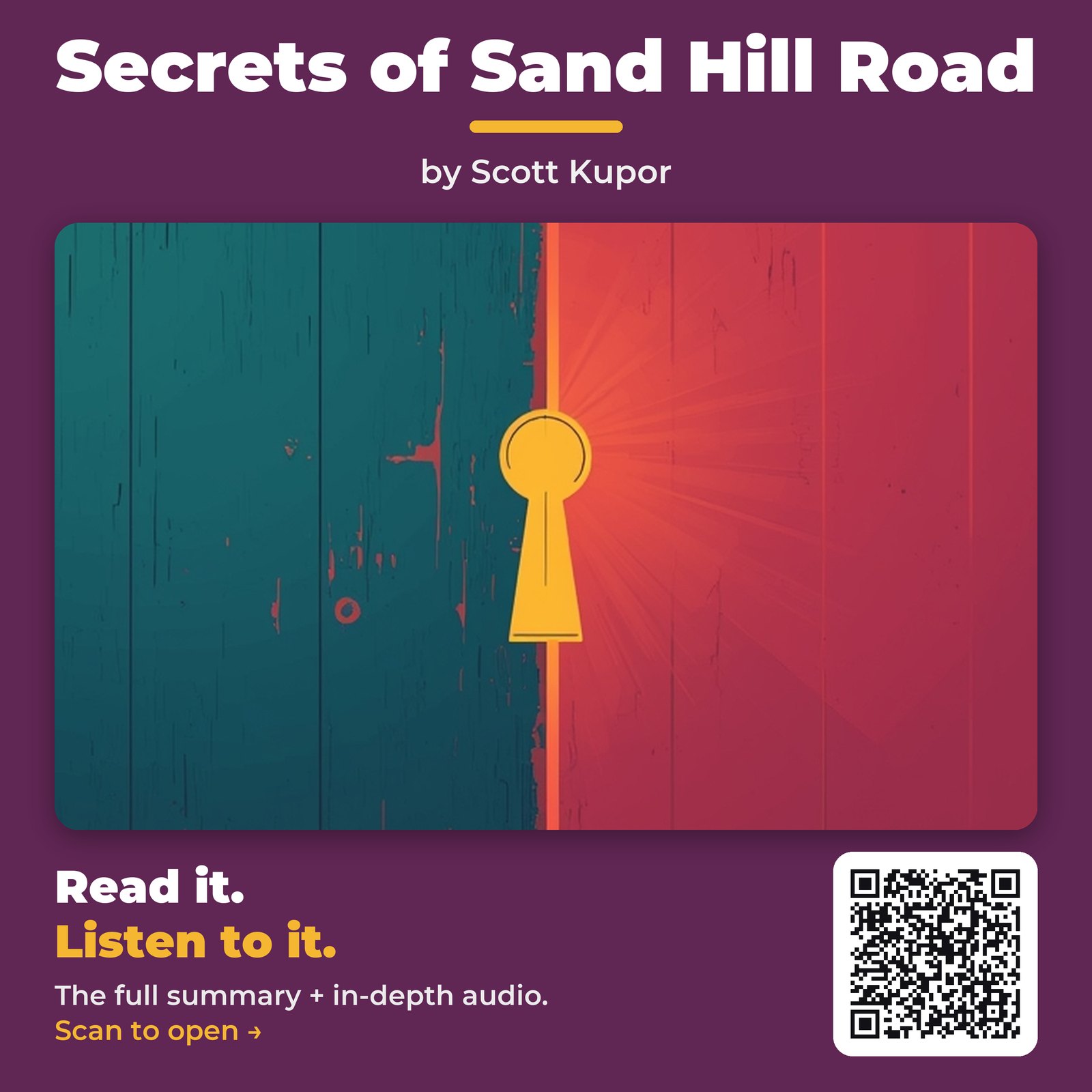 Secrets of Sand Hill Road — by Scott Kupor