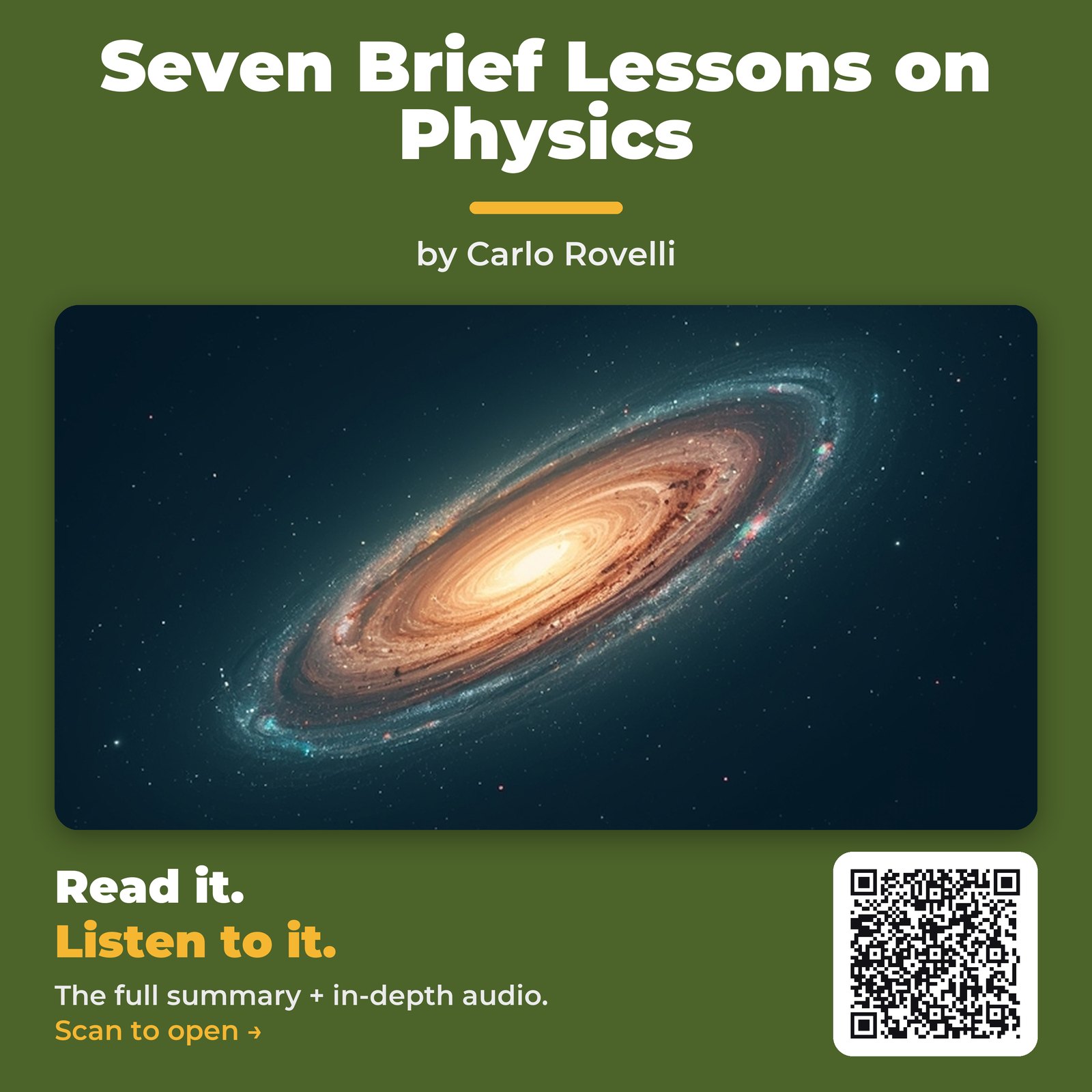 Seven Brief Lessons on Physics — by Carlo Rovelli