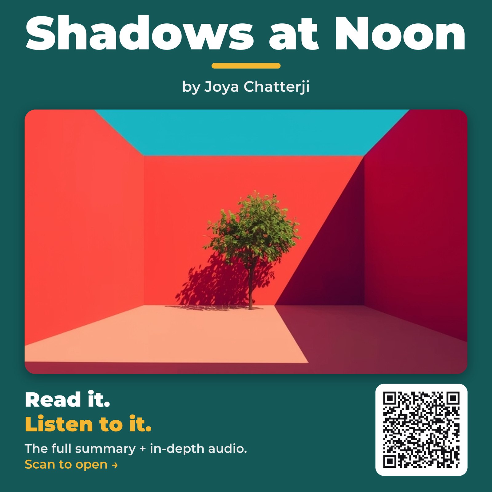 Shadows at Noon — by Joya Chatterji