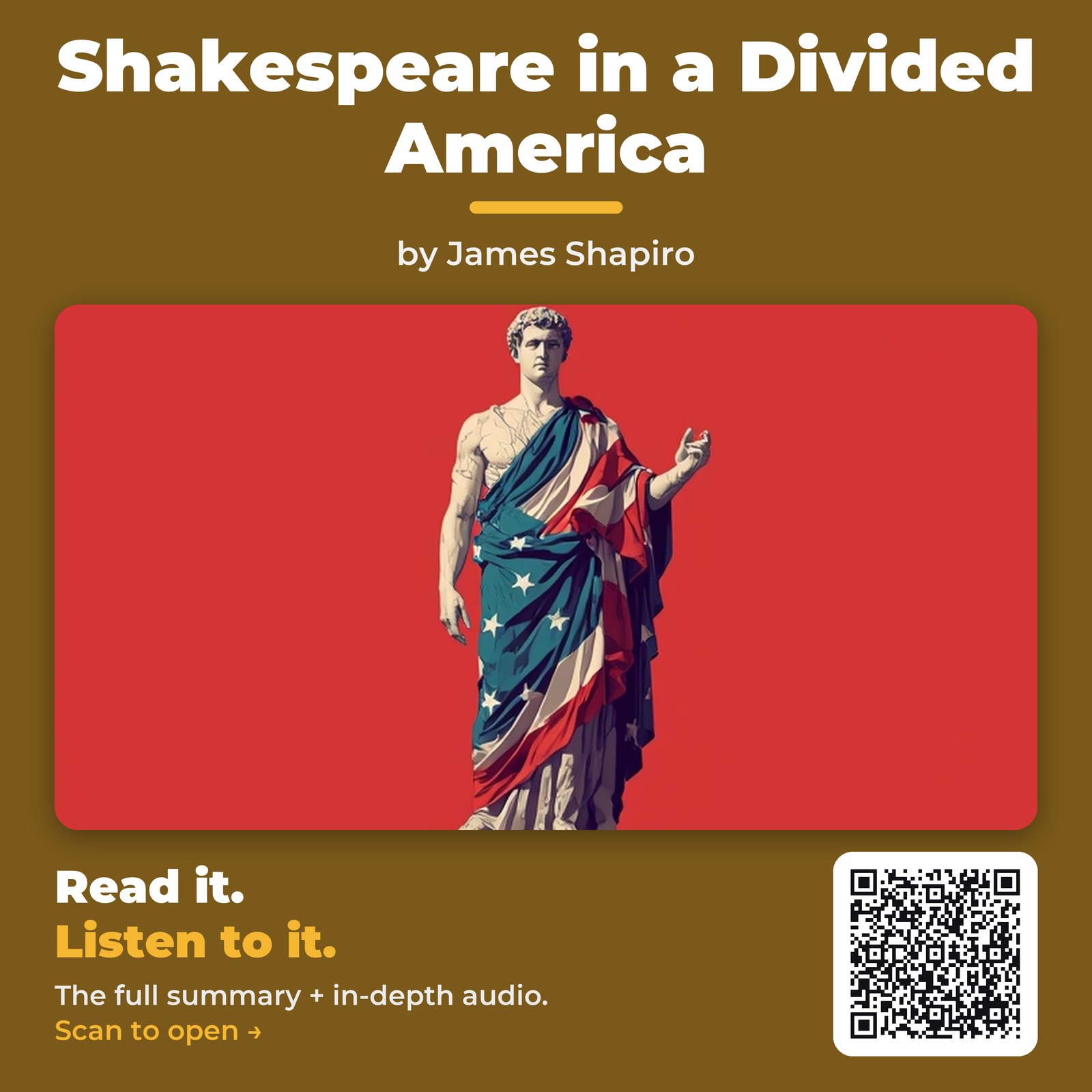 Shakespeare in a Divided America — by James Shapiro