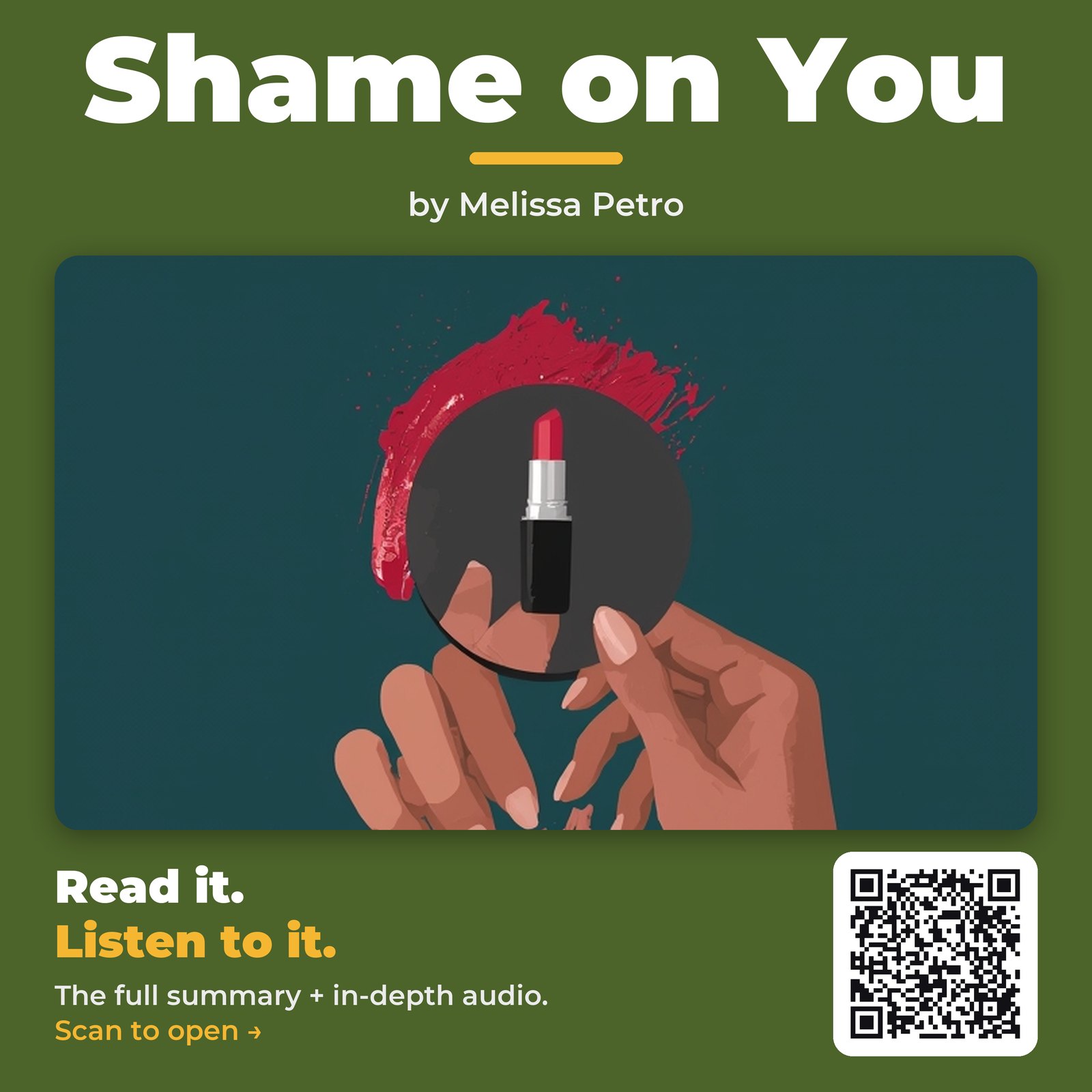 Shame on You — by Melissa Petro
