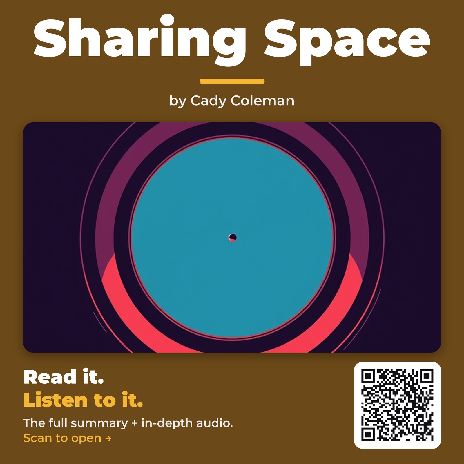 Sharing Space — by Cady Coleman