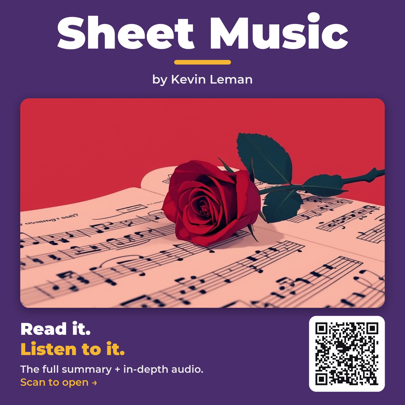 Sheet Music — by Kevin Leman