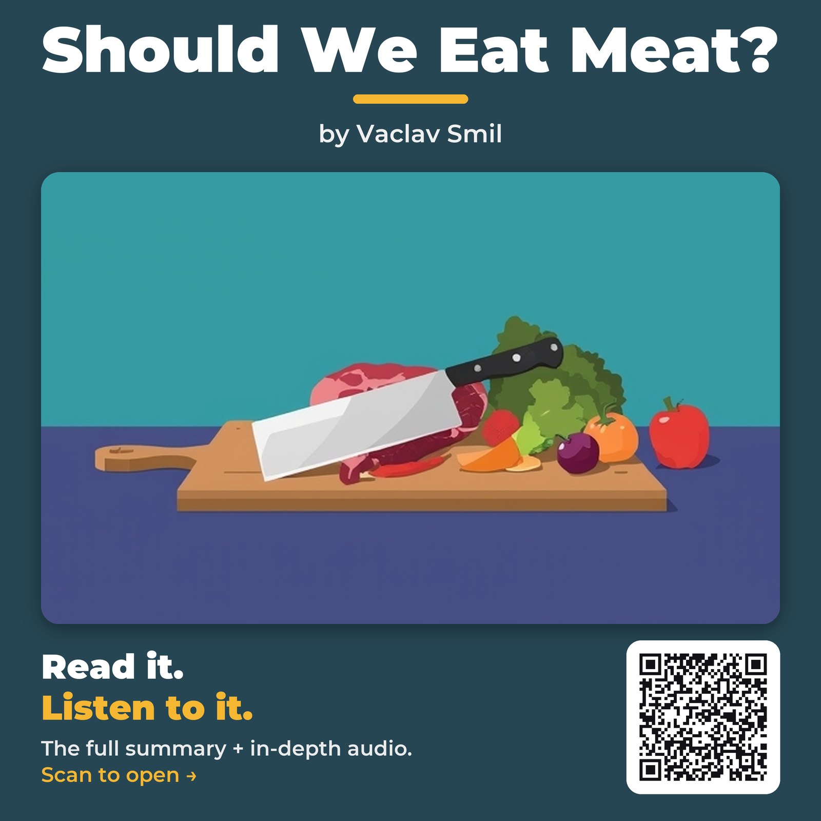 Should We Eat Meat? — by Vaclav Smil