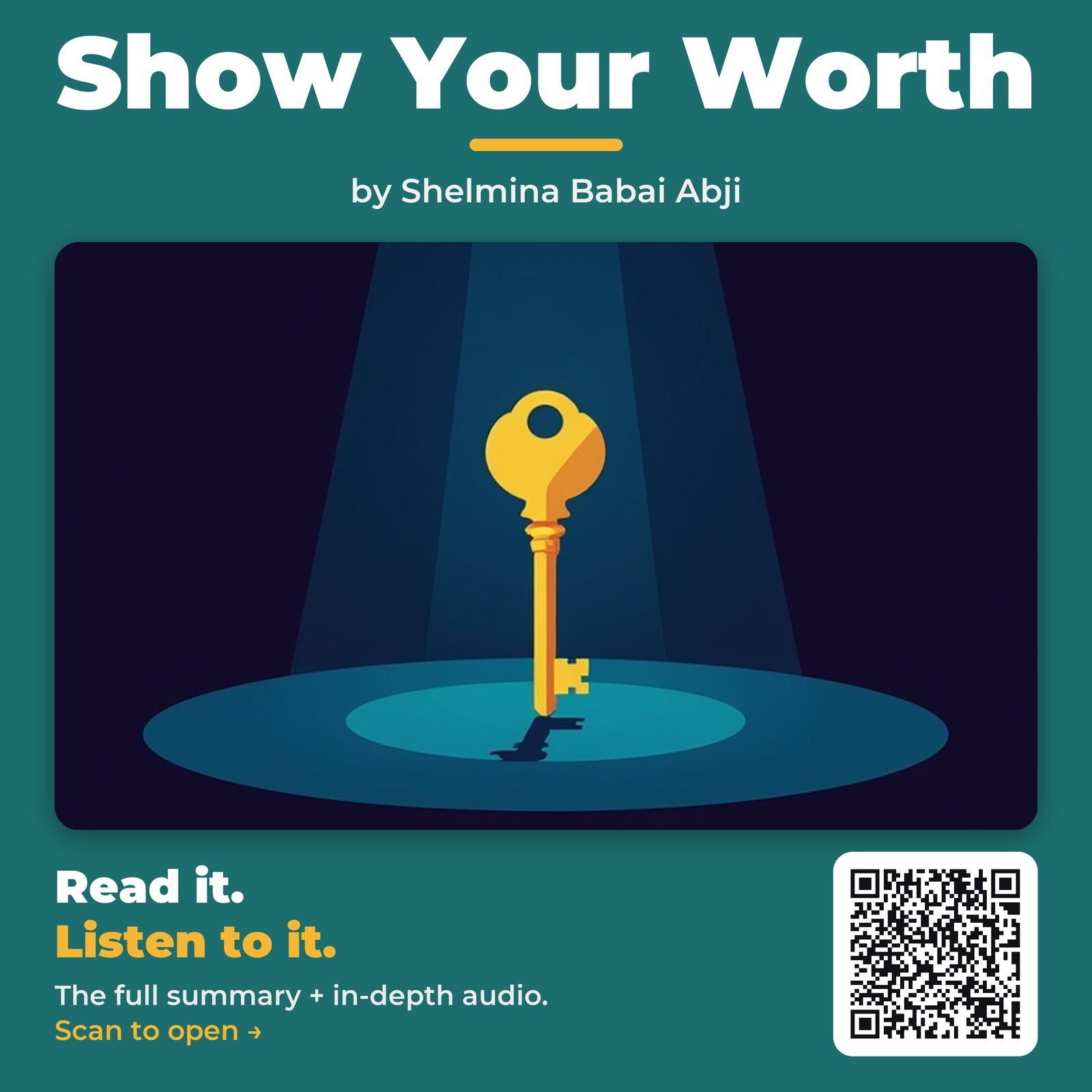 Show Your Worth — by Shelmina Babai Abji