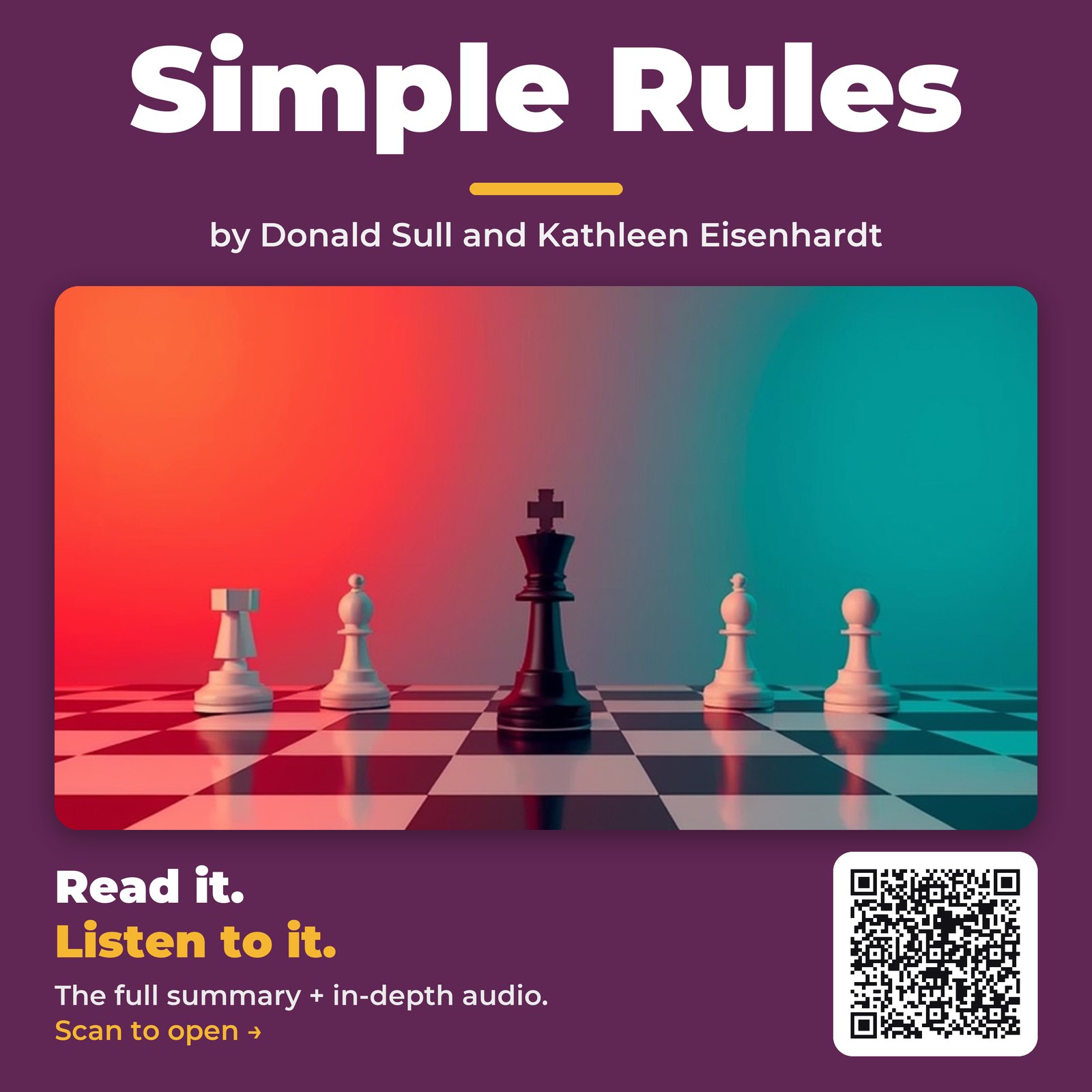 Simple Rules — by Donald Sull and Kathleen Eisenhardt