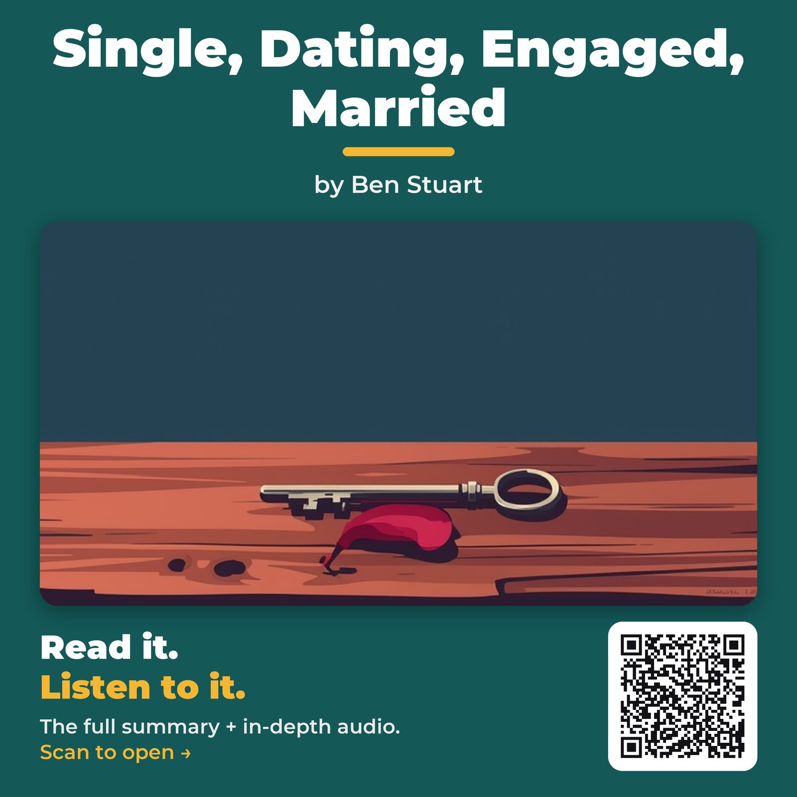 Single, Dating, Engaged, Married — by Ben Stuart