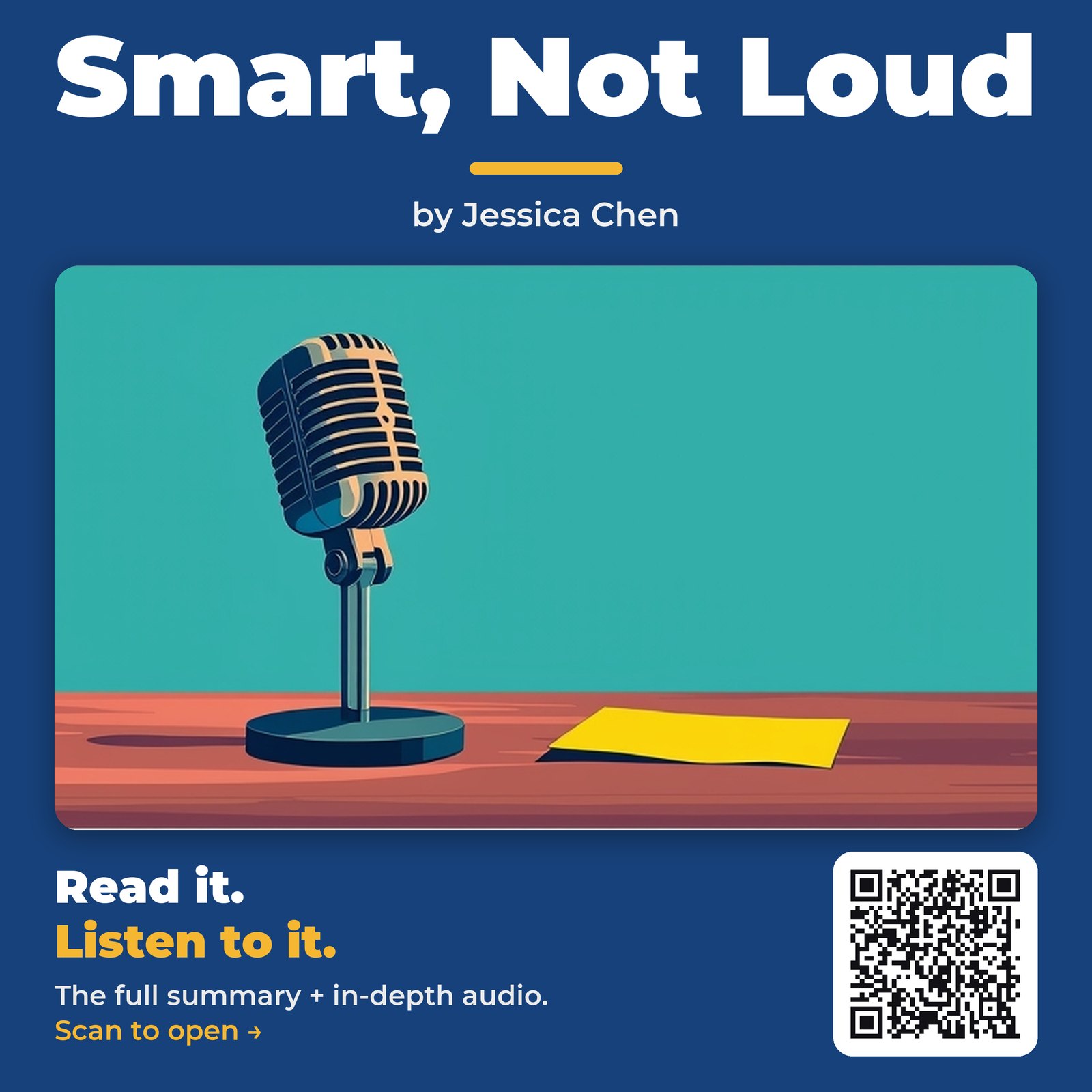 Smart, Not Loud — by Jessica Chen