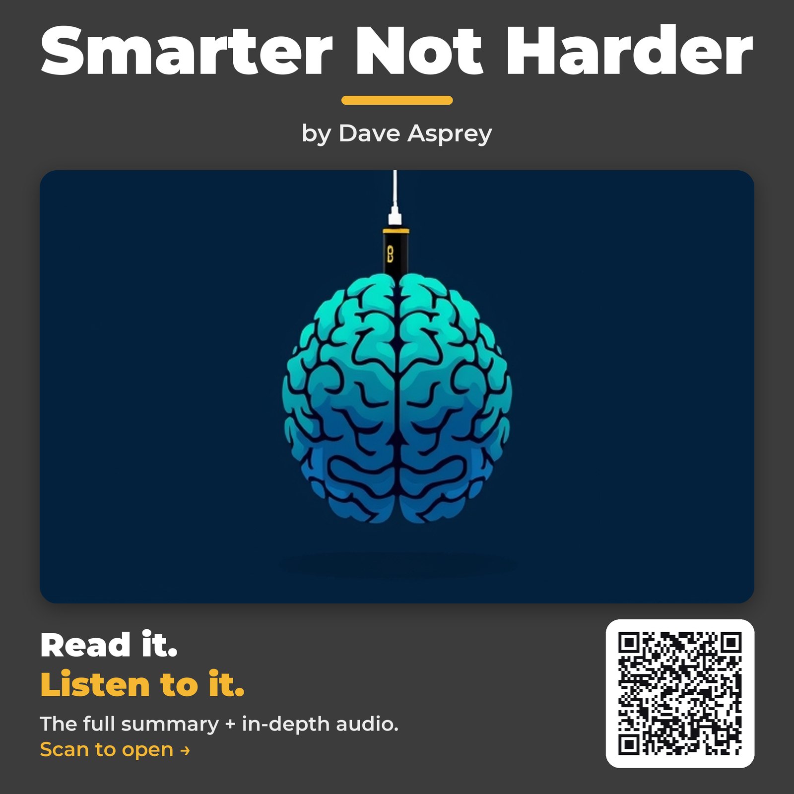 Smarter Not Harder — by Dave Asprey
