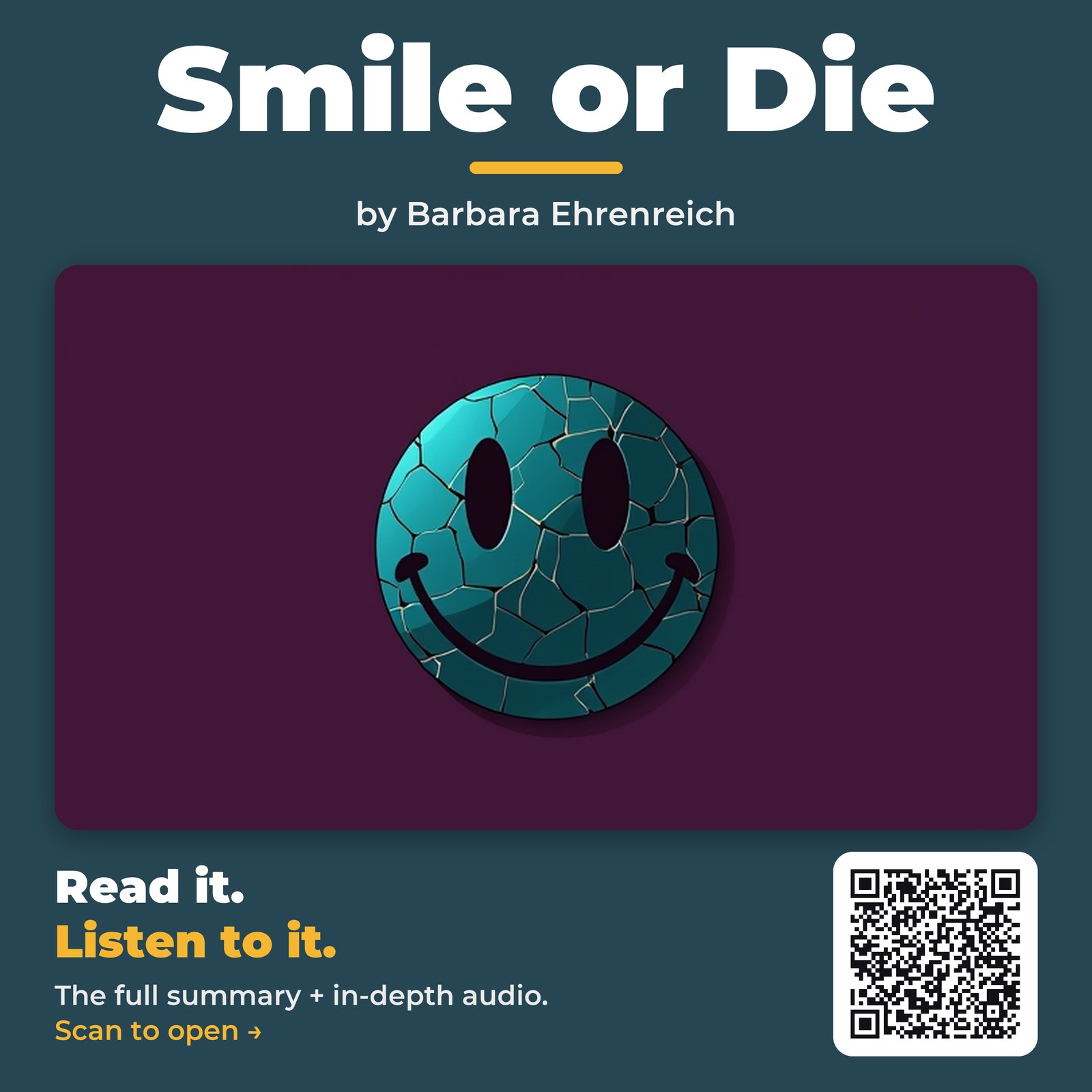 Smile or Die — by Barbara Ehrenreich