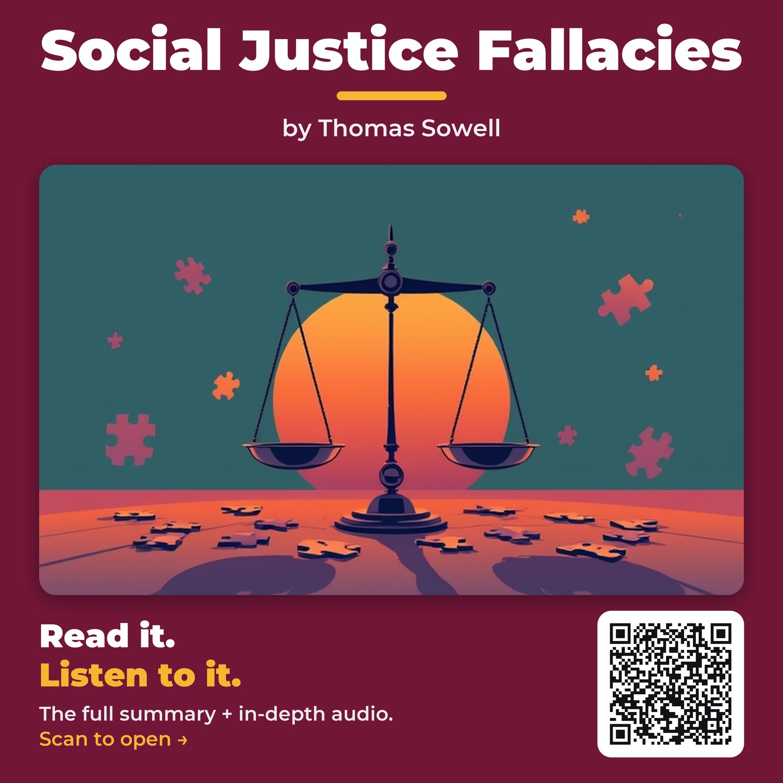 Social Justice Fallacies — by Thomas Sowell